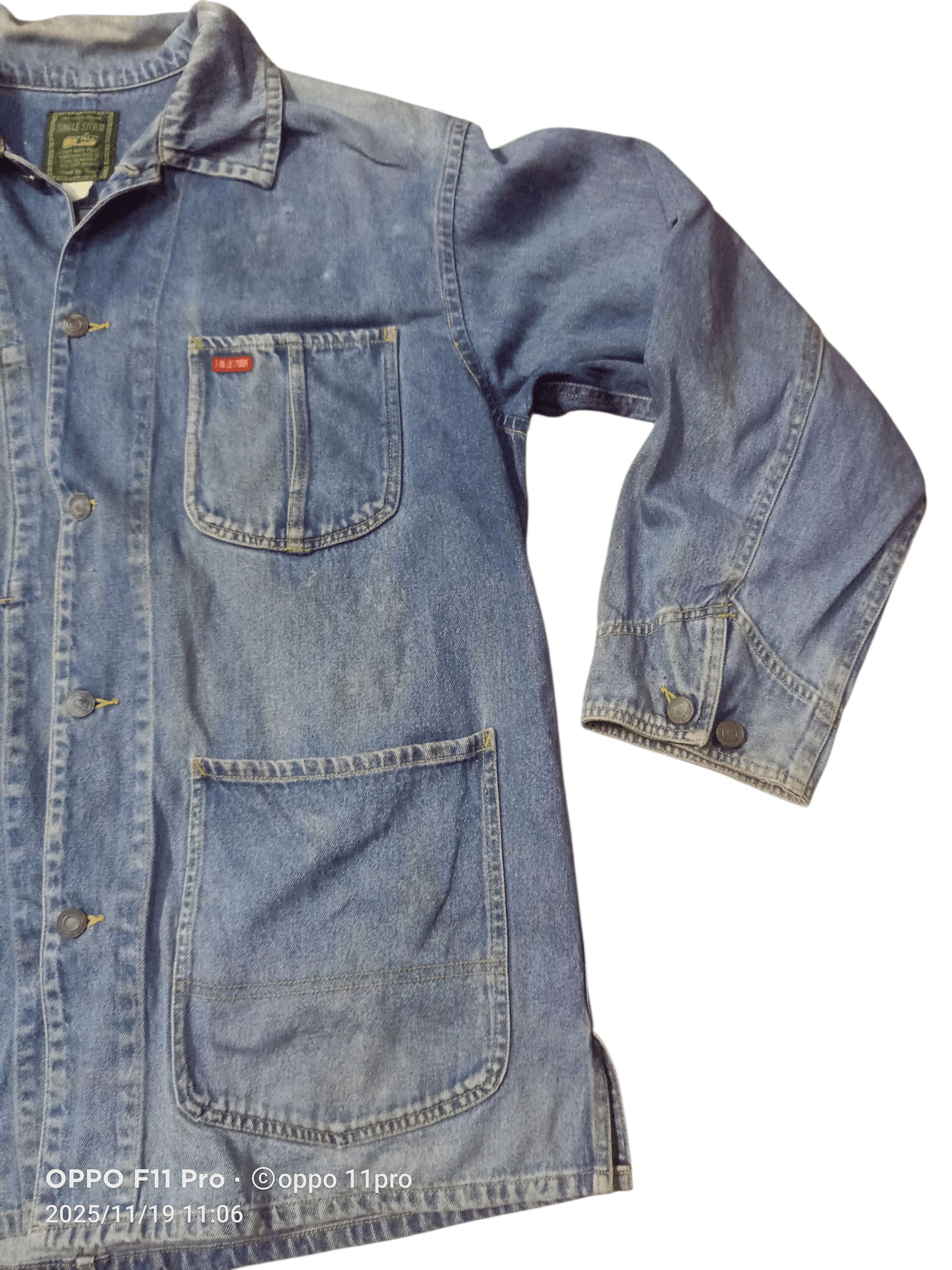 Japanese Brand 🌟Jungle Storm Chore Jacket Jeans Men 🌟 Size US XL / EU 56 / 4 - 10 Thumbnail