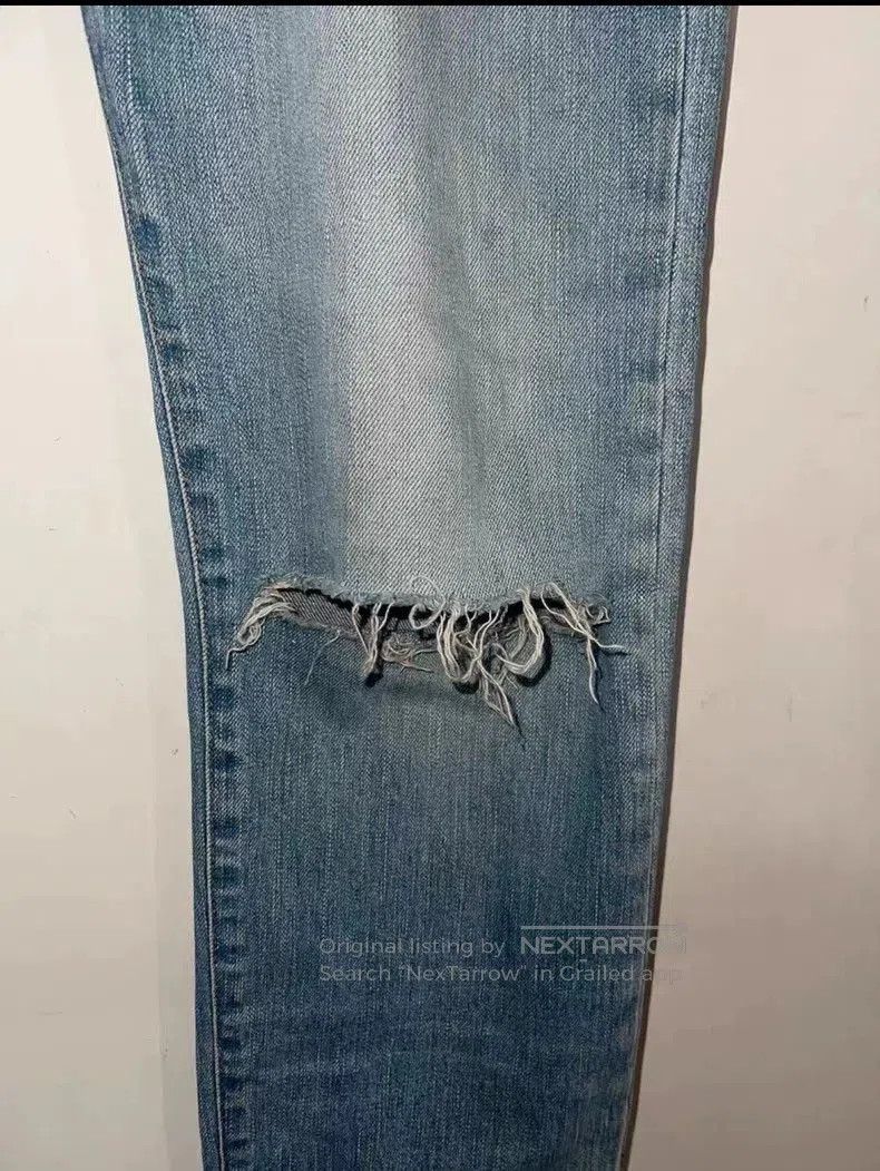 Saint Laurent Paris Saint Laurent Distressed Denim Jeans. Size US 33 - 4 Thumbnail