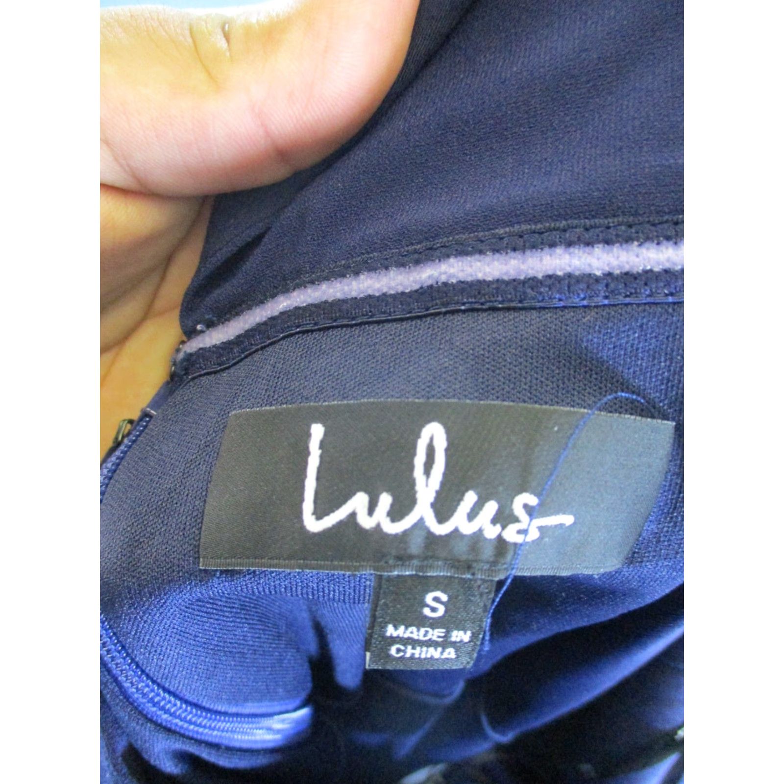 Lulus **Lulus Women's Navy Blue Strapless Sheath Dress Small NEW** Lulus Women's Navy Blue Strapless Sheath Dress Small NEW Size S / US 4 / IT 40 - 7 Thumbnail