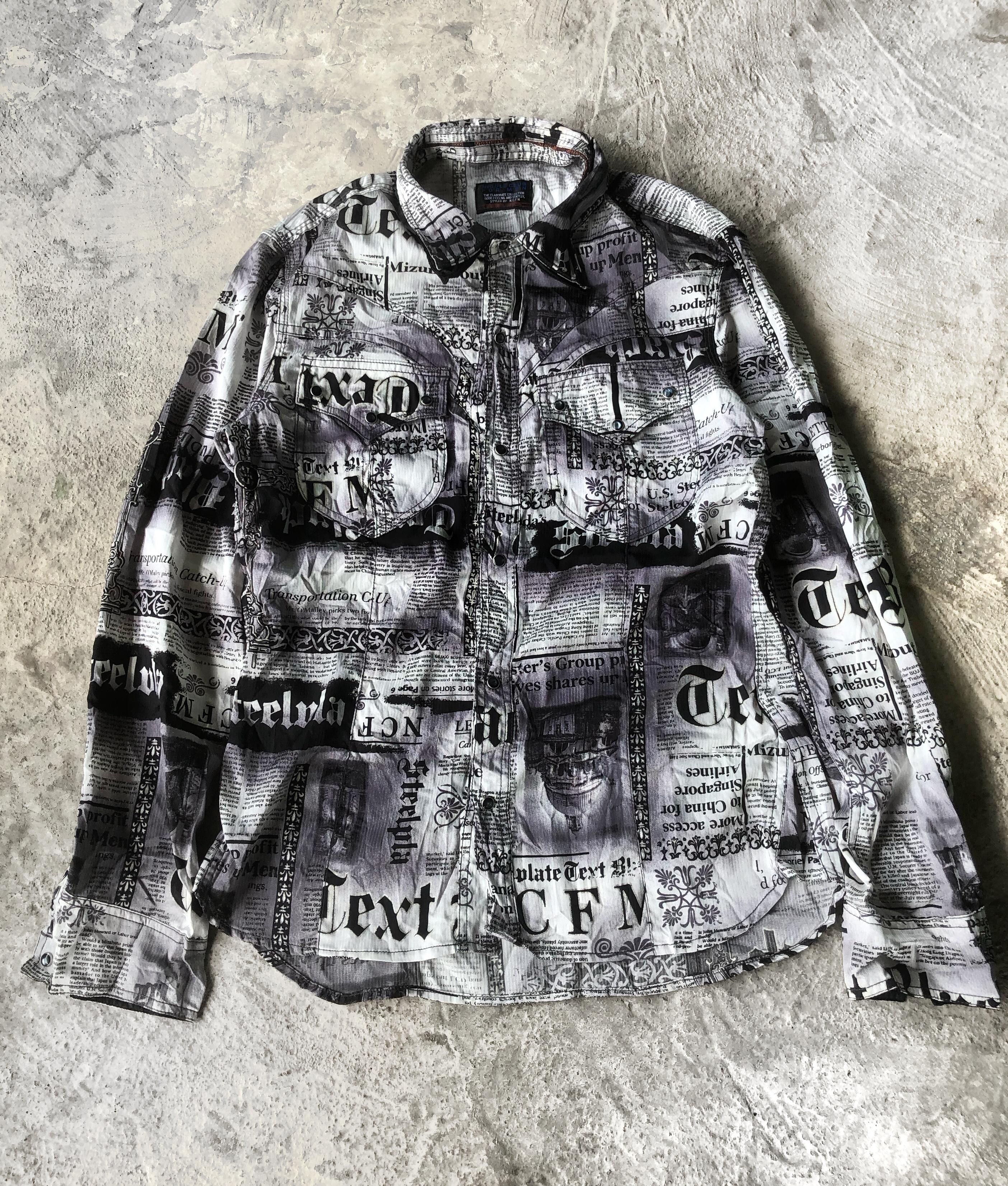 Beauty Beast × If Six Was Nine × Le Grande Bleu (L.G.B.) Nicole club Punk Shirt Size US S / EU 44-46 / 1 - 1 Thumbnail