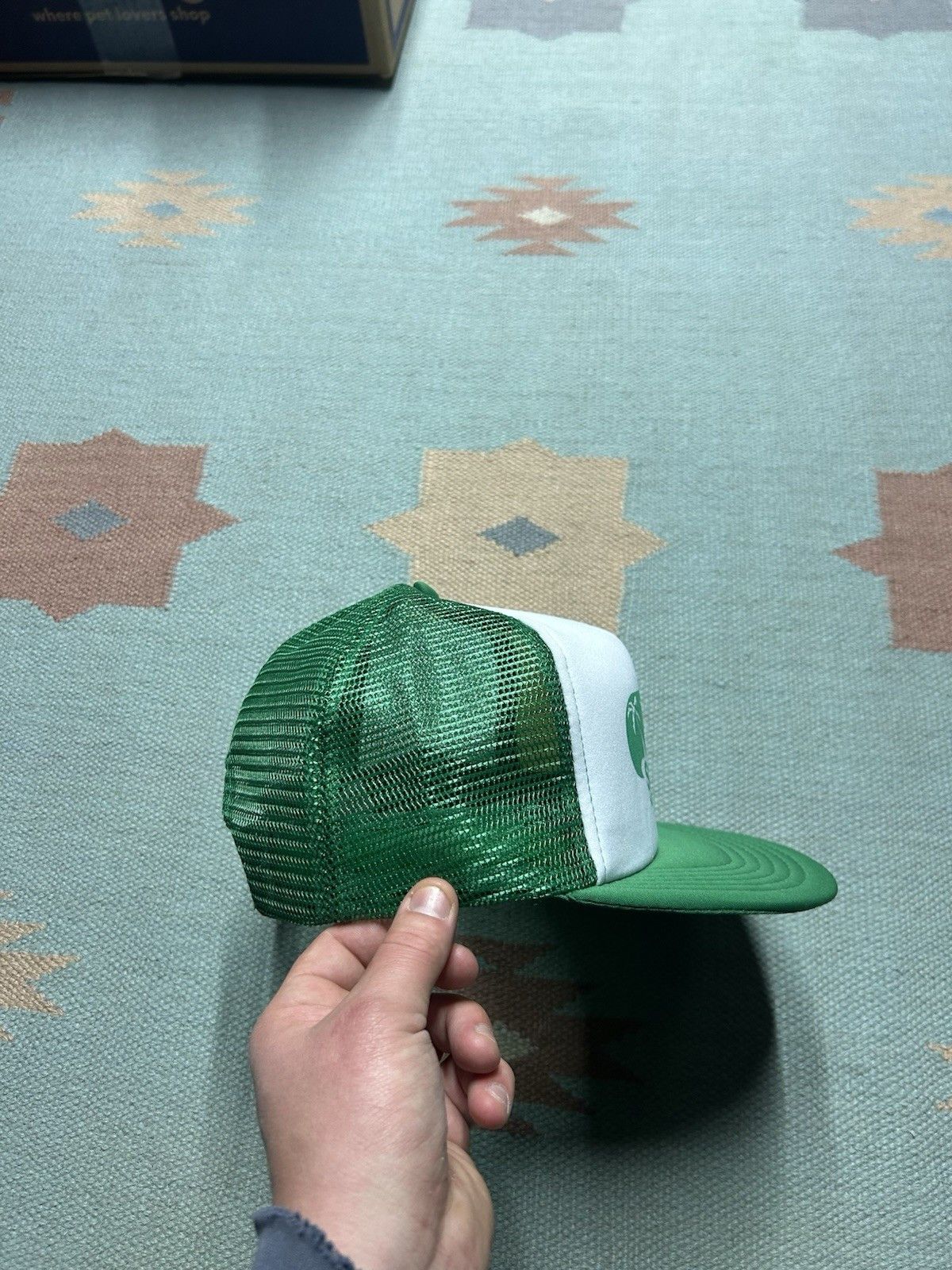 Vintage Vtg trucker hat St Maarten Caribbean island beach palm trees Size ONE SIZE - 8 Thumbnail
