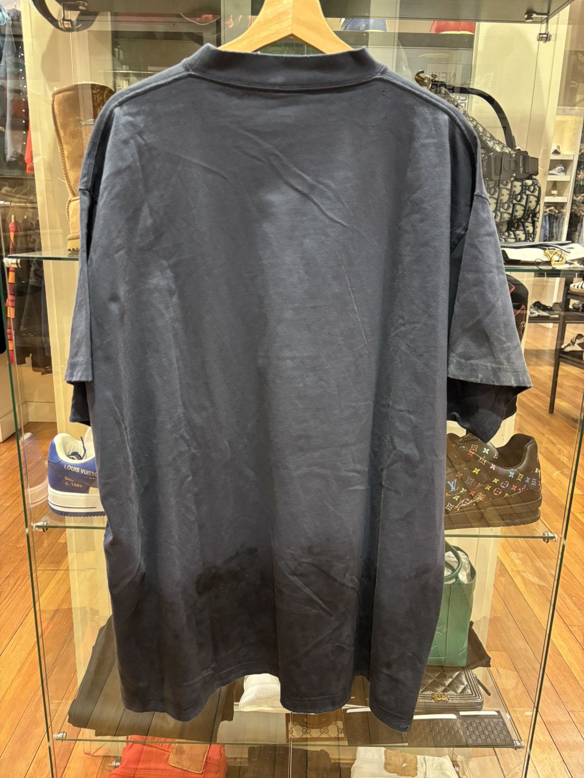 Balenciaga Balenciaga 3B Mud Wash Tee Size US L / EU 52-54 / 3 - 2 Thumbnail