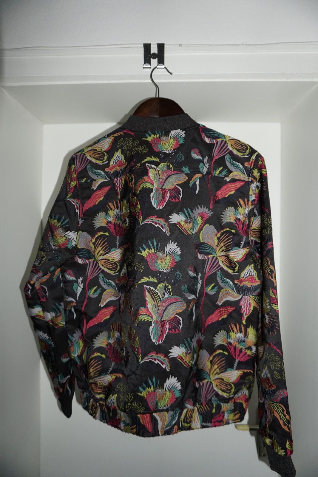 Scotch & Soda Scotch & Soda Jacquard Bomber Jacket Wildflower Chocolate Size US S / EU 44-46 / 1 - 5 Thumbnail