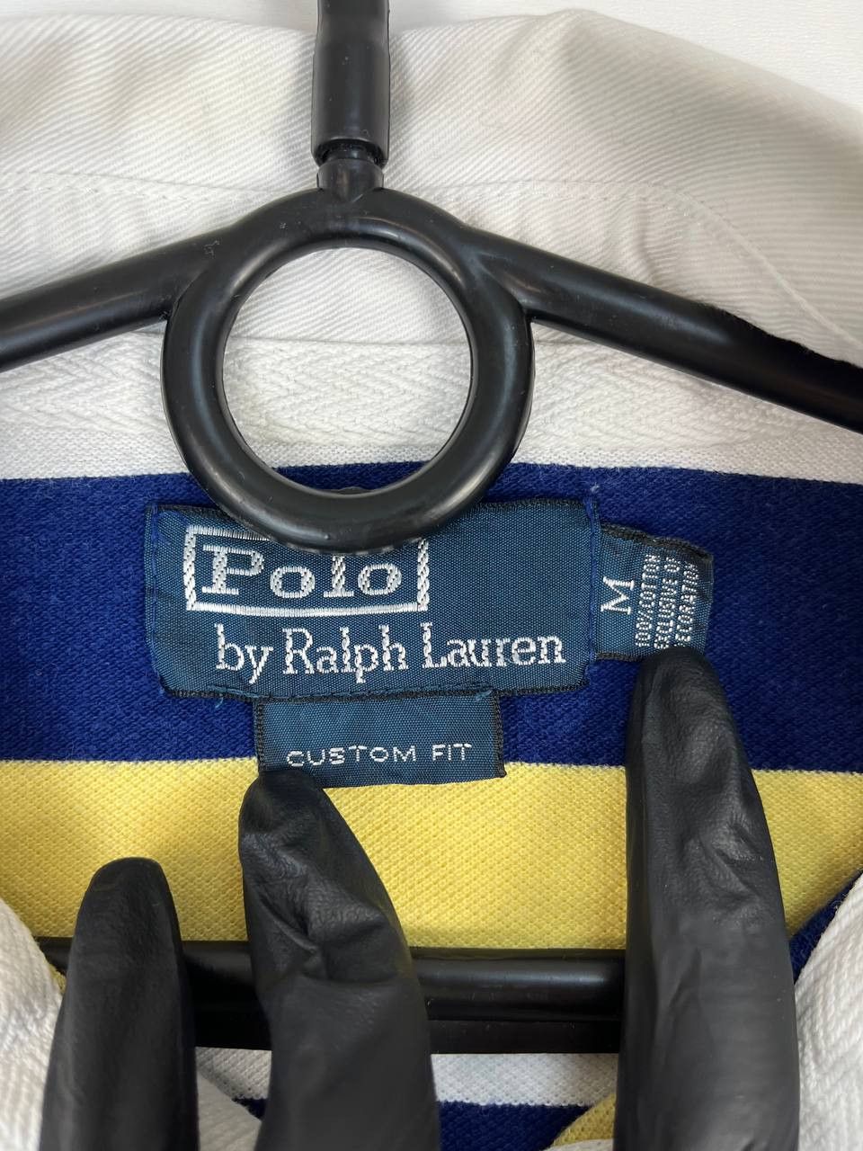 Polo Ralph Lauren Polo Ralph Lauren Striped Polo Shirt Custom Fit Mens Size M Size US M / EU 48-50 / 2 - 3 Thumbnail