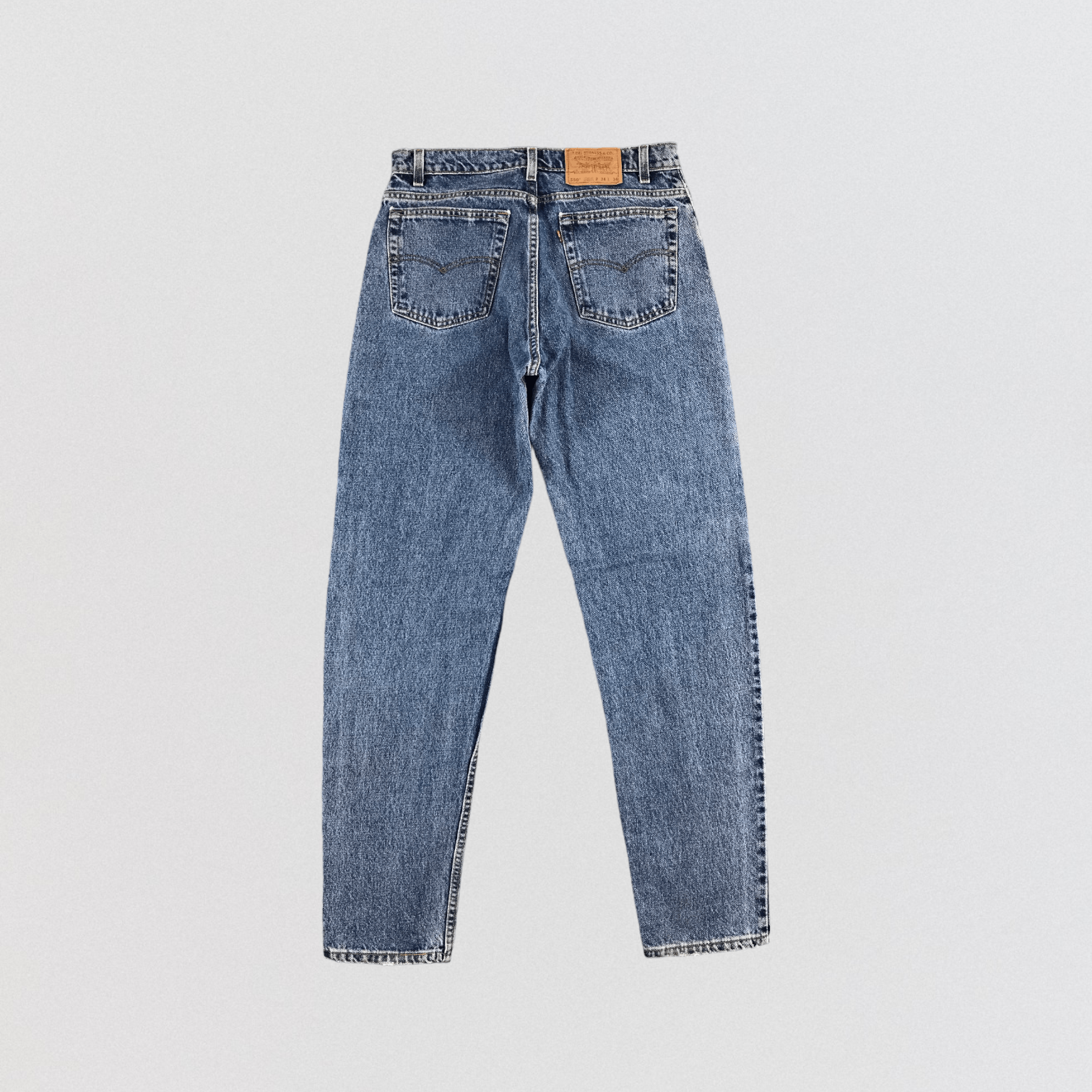 Levi's × Vintage Vintage 90s Blue Wash Levis 550 Jeans-JM1895 Size US 33 - 2 Thumbnail