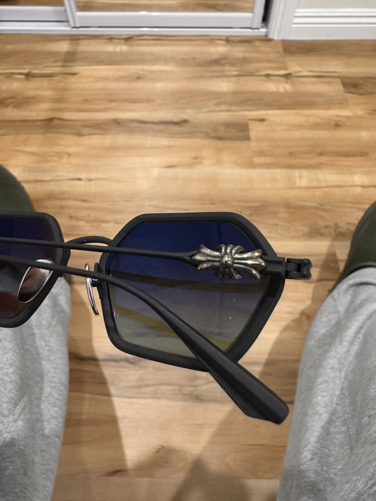 Chrome Hearts Chrome Hearts DATASS Green Lens Sunglasses Size ONE SIZE - 5 Thumbnail