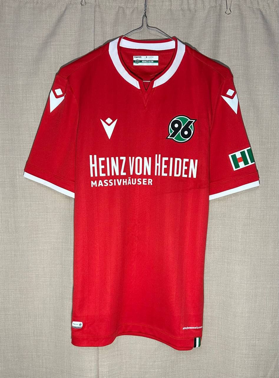 Macron Hannover 96 2020 - 2021 Home Macron football shirt jersey Size US M / EU 48-50 / 2 - 1 Thumbnail