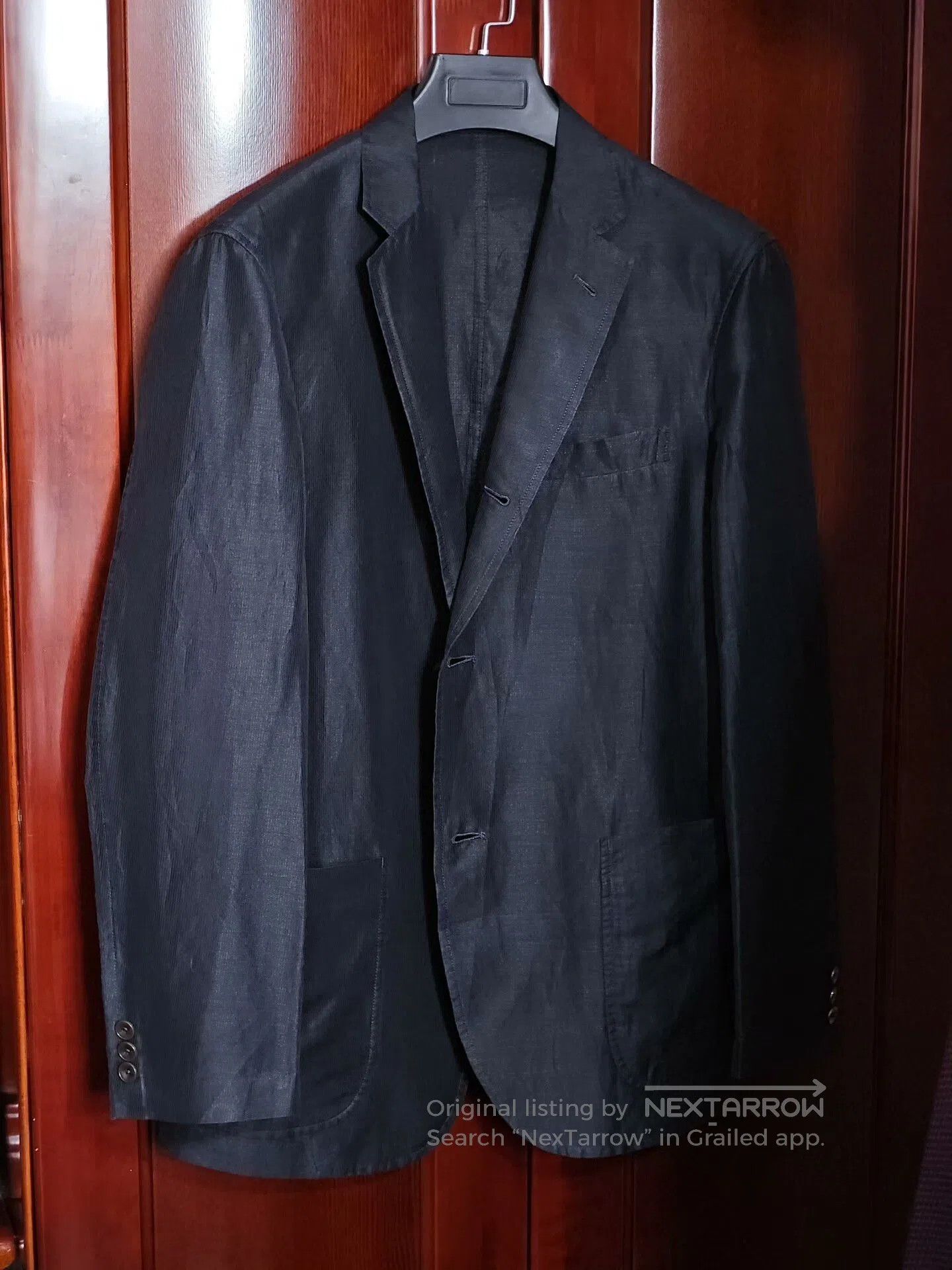 J. Press Casual Unstructured Linen Wool Blazer. Size US L / EU 52-54 / 3 - 1 Thumbnail