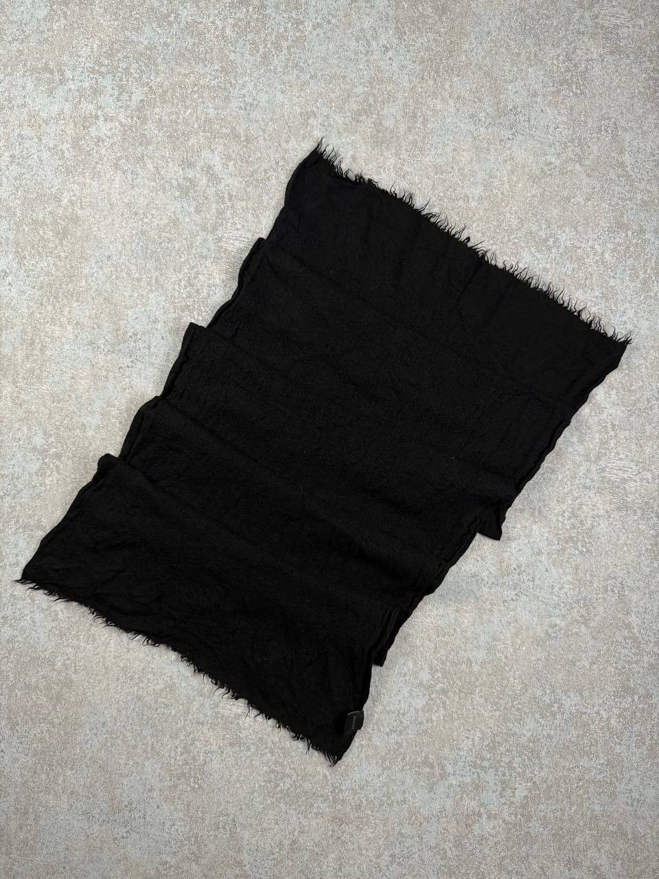 Gucci Gucci Wool And Silk Black Rectangle Scarf Size ONE SIZE - 2 Thumbnail