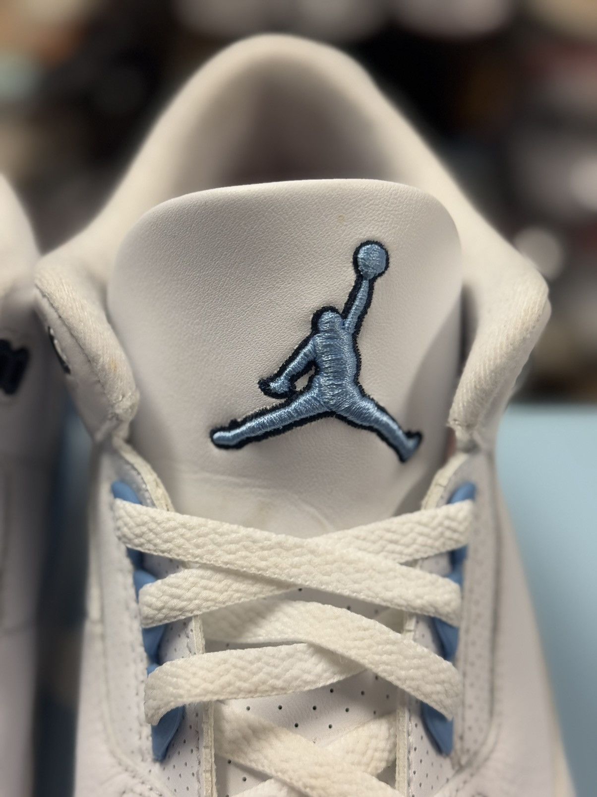 Jordan Brand Jordan 3 UNC (CT8532-104) Size 12 🧼 W/ BOX Size US 12 / EU 45 - 11 Thumbnail