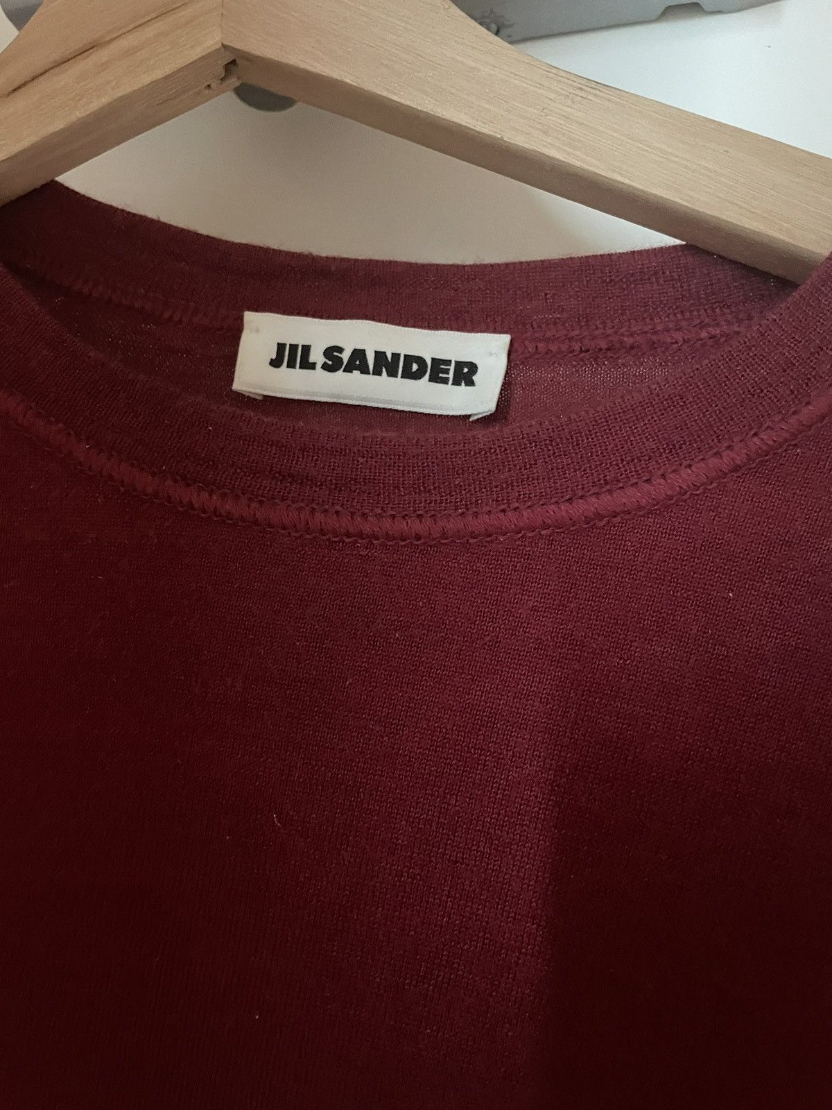 Jil Sander Jil Sander Wool Crew Neck Pullover Size: M | US38, IT48 Size US M / EU 48-50 / 2 - 2 Thumbnail
