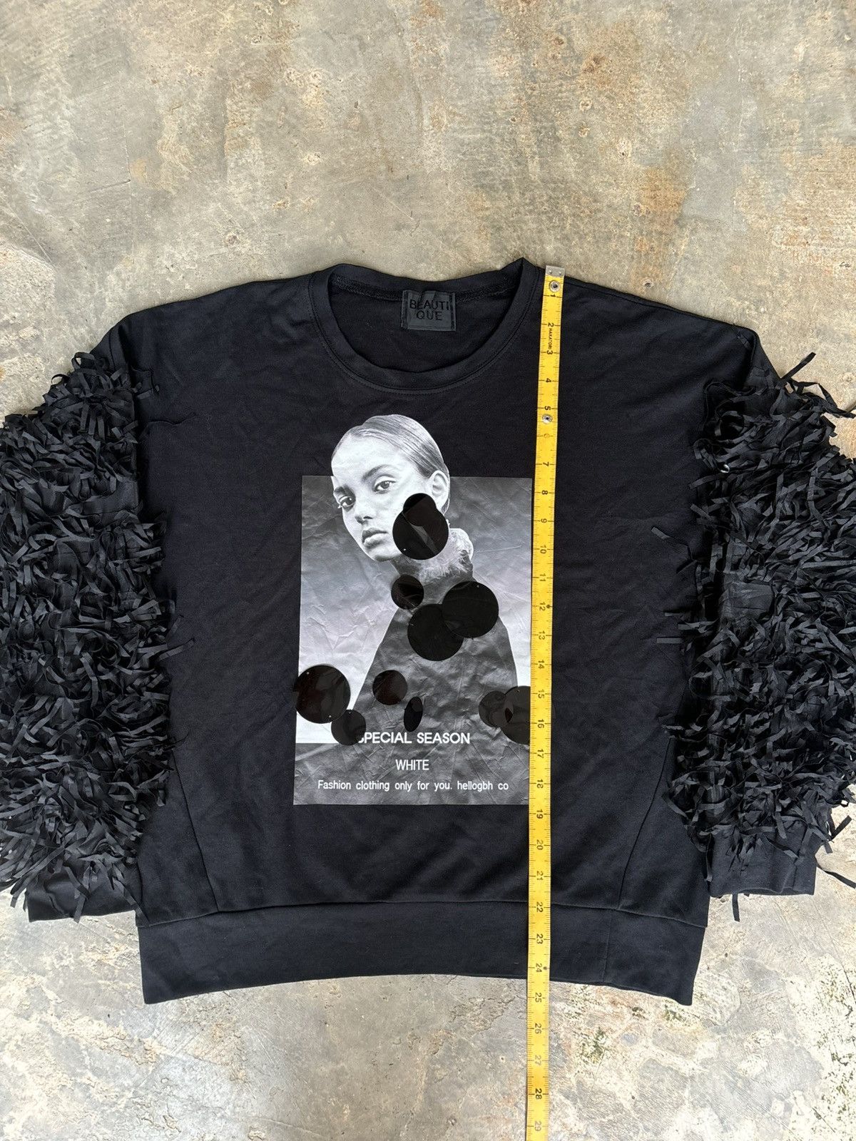 Hysteric Glamour Y2k Beauti Que Phototee Women's Sweatshirt Size ONE SIZE - 10 Thumbnail