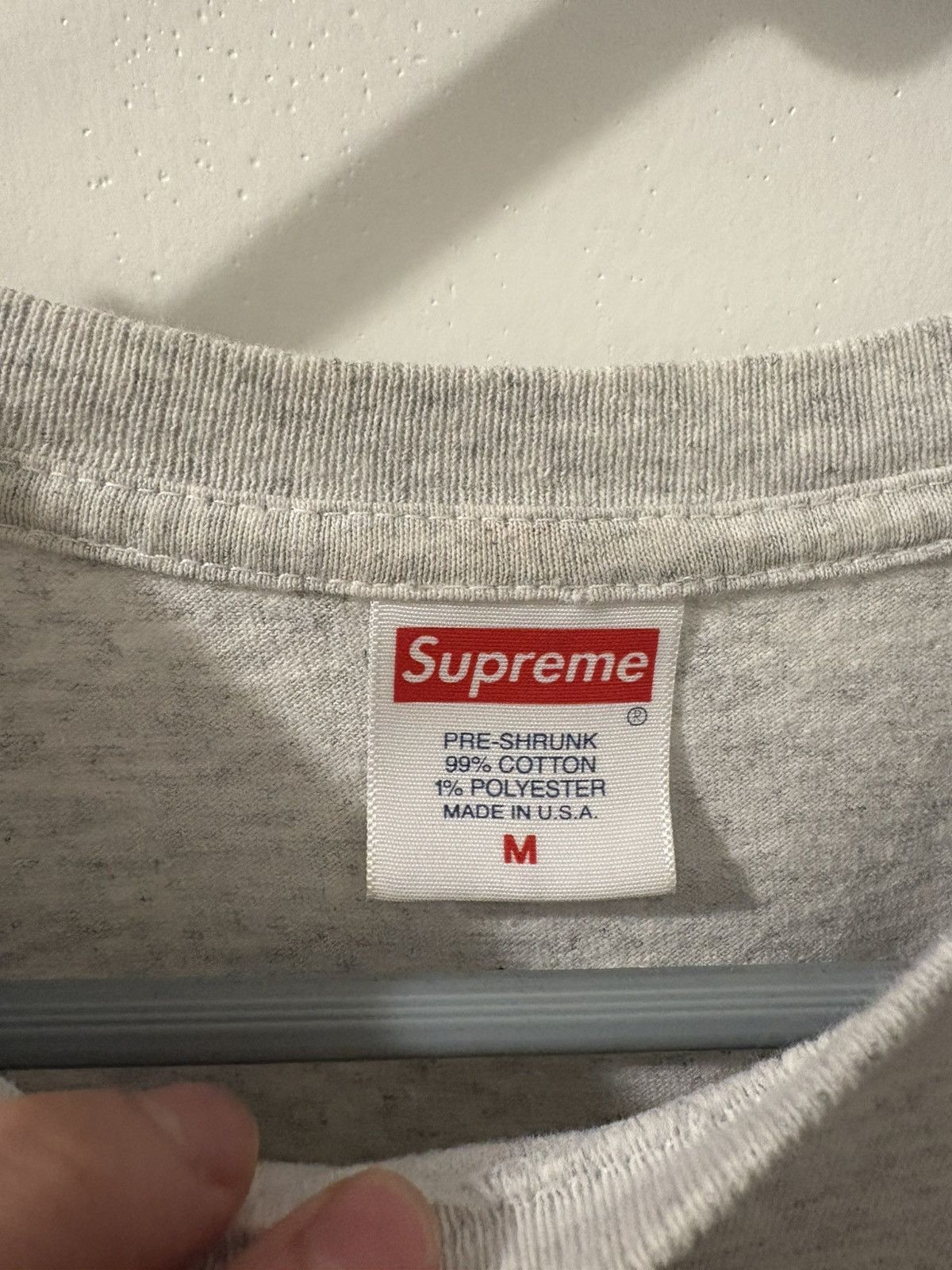 Supreme Supreme Tupac 2Pac Tee Gray Size M Size US M / EU 48-50 / 2 - 3 Thumbnail