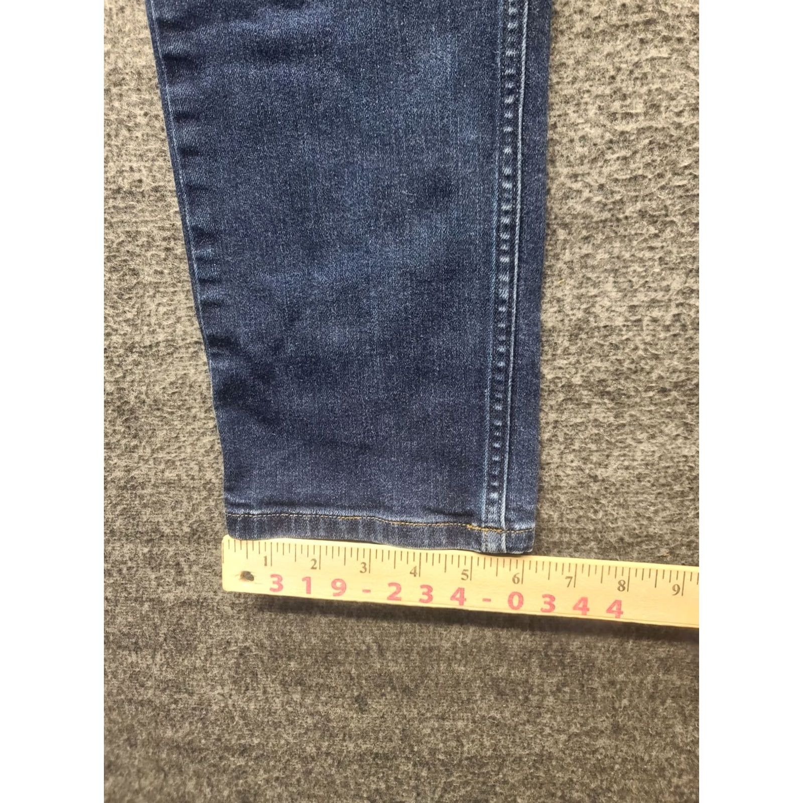 Denime Duluth Womens Jeans 6x29 Slim Straight Leg DuluthFlex Denim Blue Cotton Polyester Spandex Size 28" / US 6 / IT 42 - 7 Thumbnail
