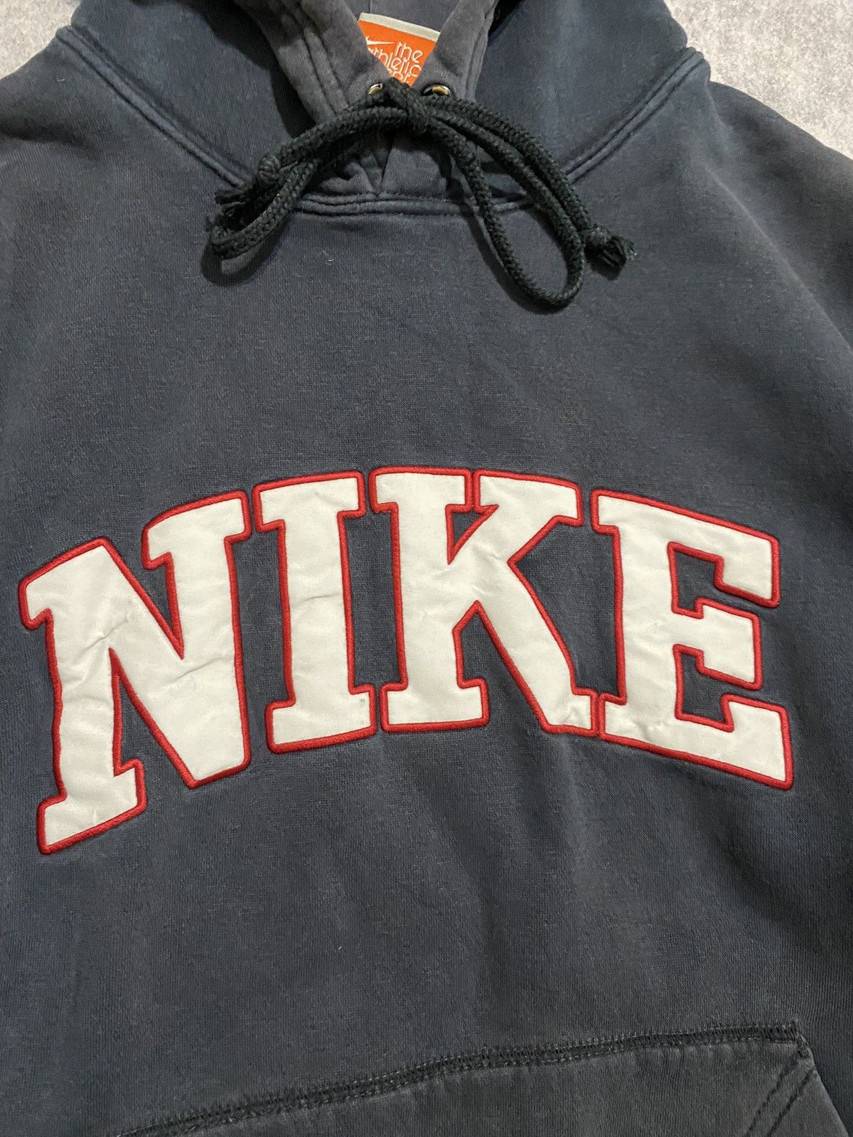 Nike × Vintage Vintage Nike Distressed Spellout Hoodie Big Logo Size US S / EU 44-46 / 1 - 5 Thumbnail