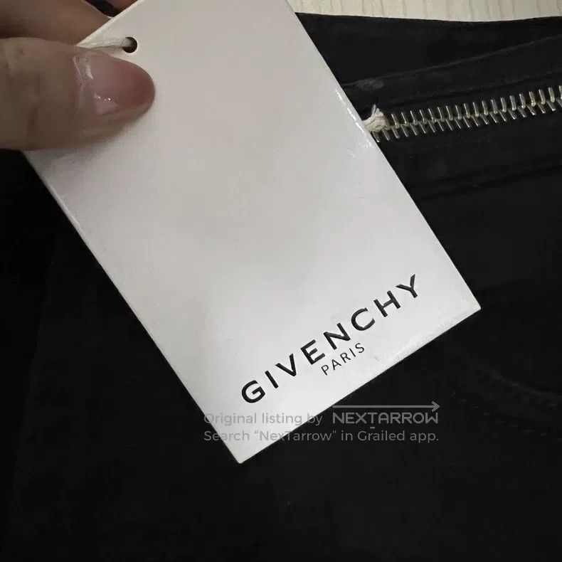 Givenchy Givenchy Zipper Ripped Denim Pants Size US 31 - 4 Thumbnail