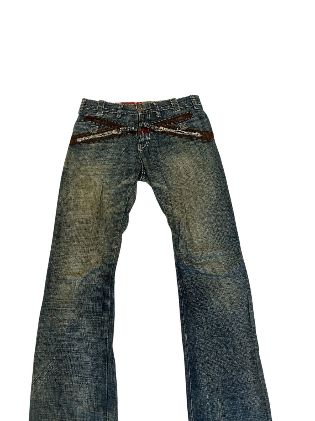 Marithe + Francois Girbaud Weird jeans by marithe francois girbaud made japan Size US 32 / EU 48 - 2 Thumbnail