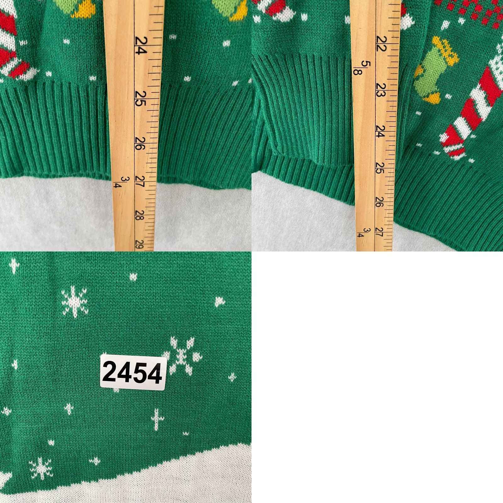 Disney Disney Sweatshirt Adult Medium Green Winnie the Pooh Christmas Snow Tigger Piglet Pullover Crew Neck Graphic Print M Mens Size US M / EU 48-50 / 2 - 8 Thumbnail