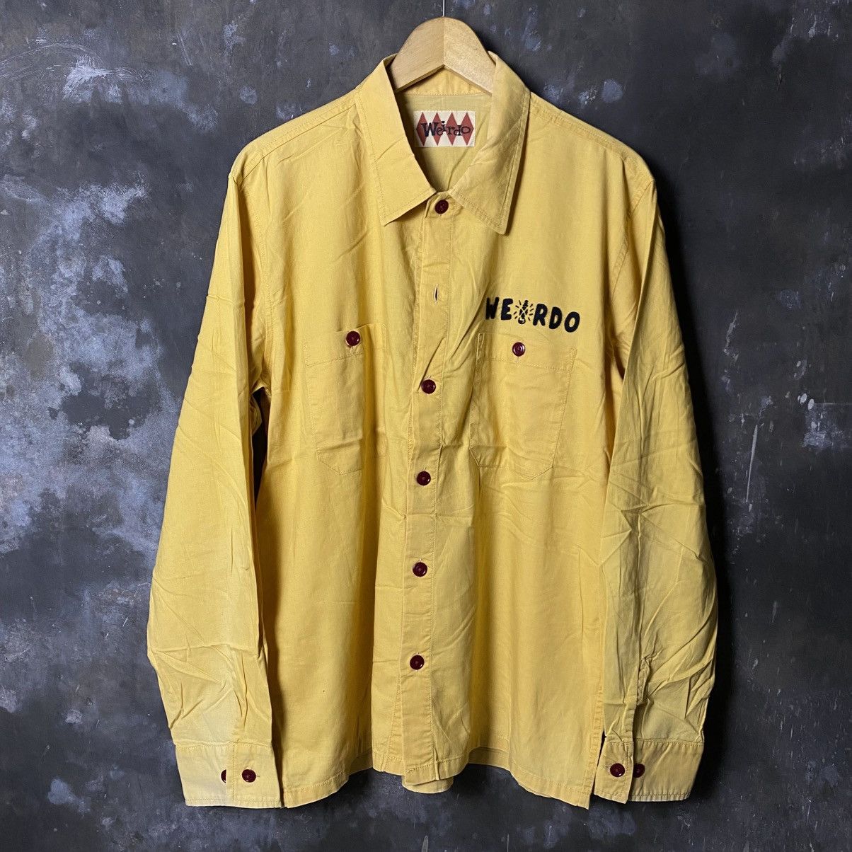 Japanese Brand × Vintage Vintage weirdo western style bowling shirts Size US L / EU 52-54 / 3 - 1 Thumbnail