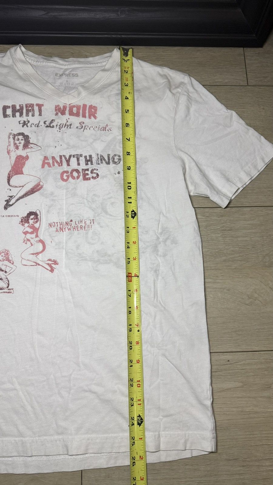 Affliction Y2K 2000s Express Brand “Le Chat Noir” Pin Up Girl Shirt Size US S / EU 44-46 / 1 - 4 Thumbnail