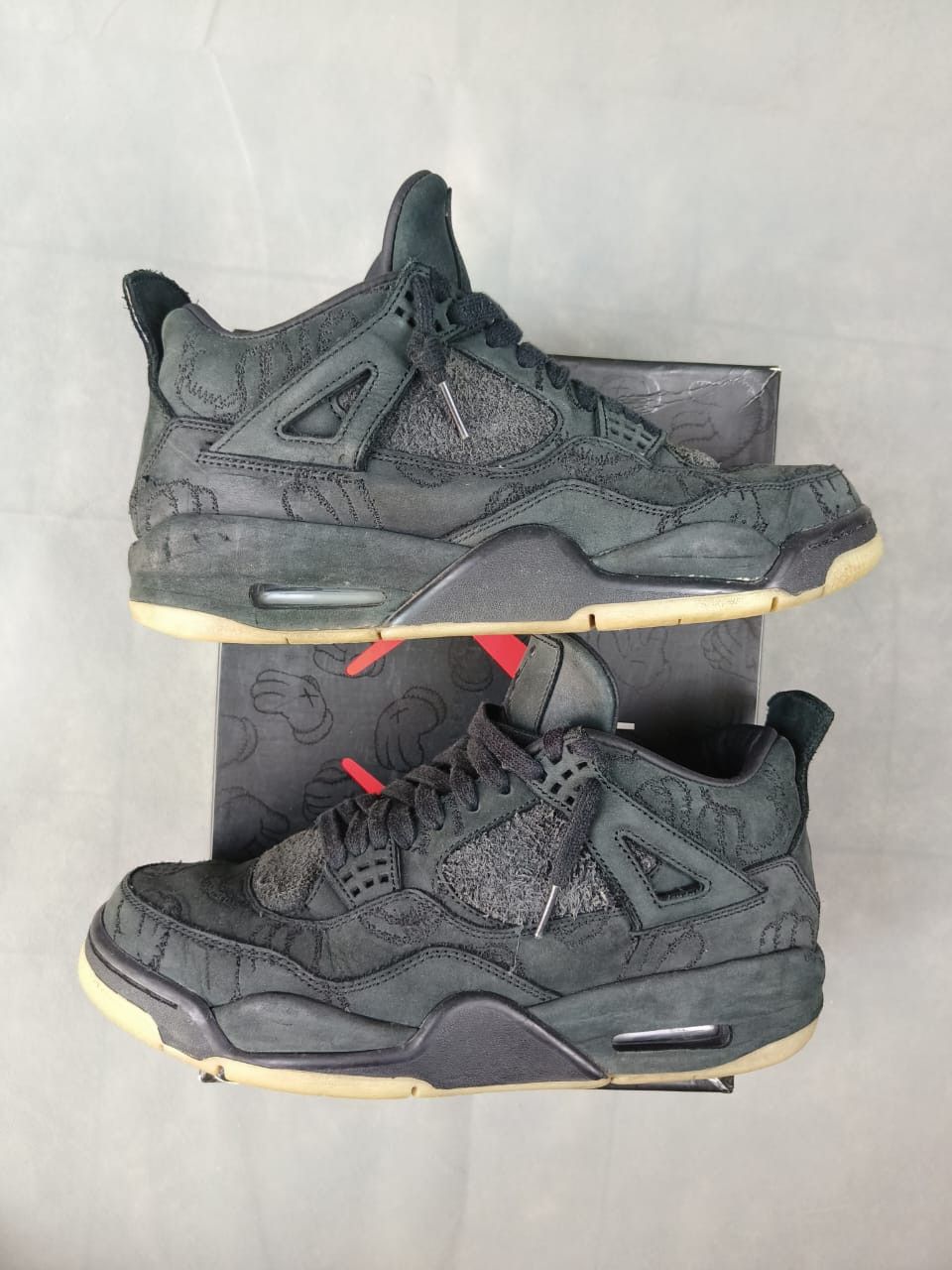 kaws jordan 4 black