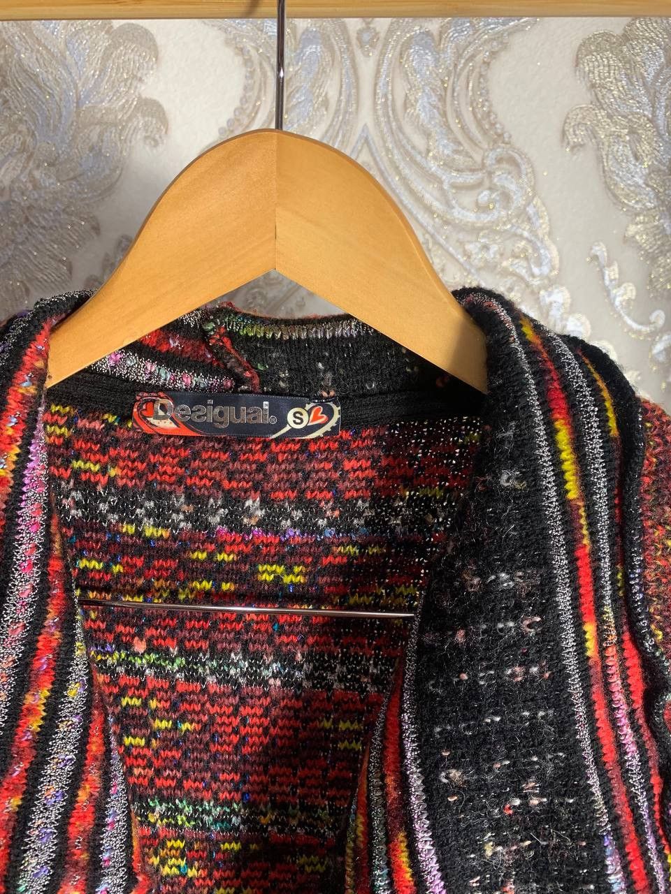 Desigual VINTAGE DESIGUAL SWEATER KNIT ITALIAN DESIGNER CASUAL RETRO Size S / US 4 / IT 40 - 3 Thumbnail