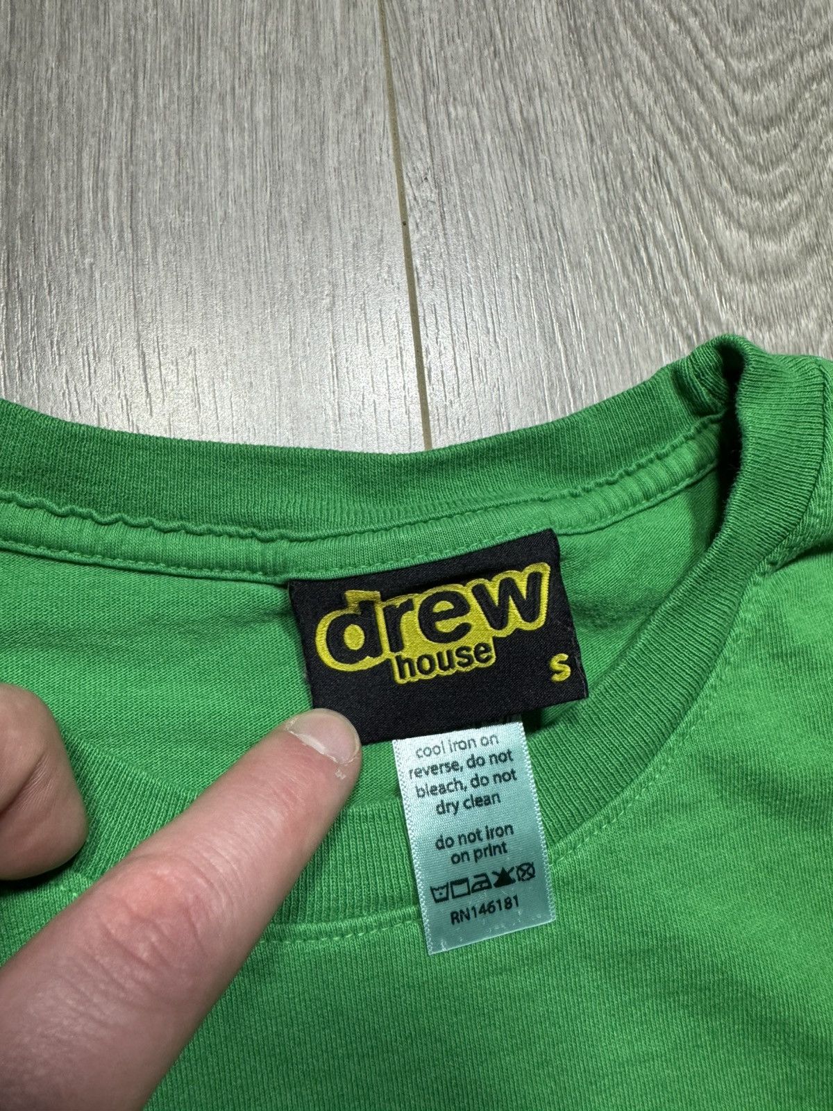 Drew House Drew House Dino T Shirt Men’s Size Small Green Size US S / EU 44-46 / 1 - 3 Thumbnail