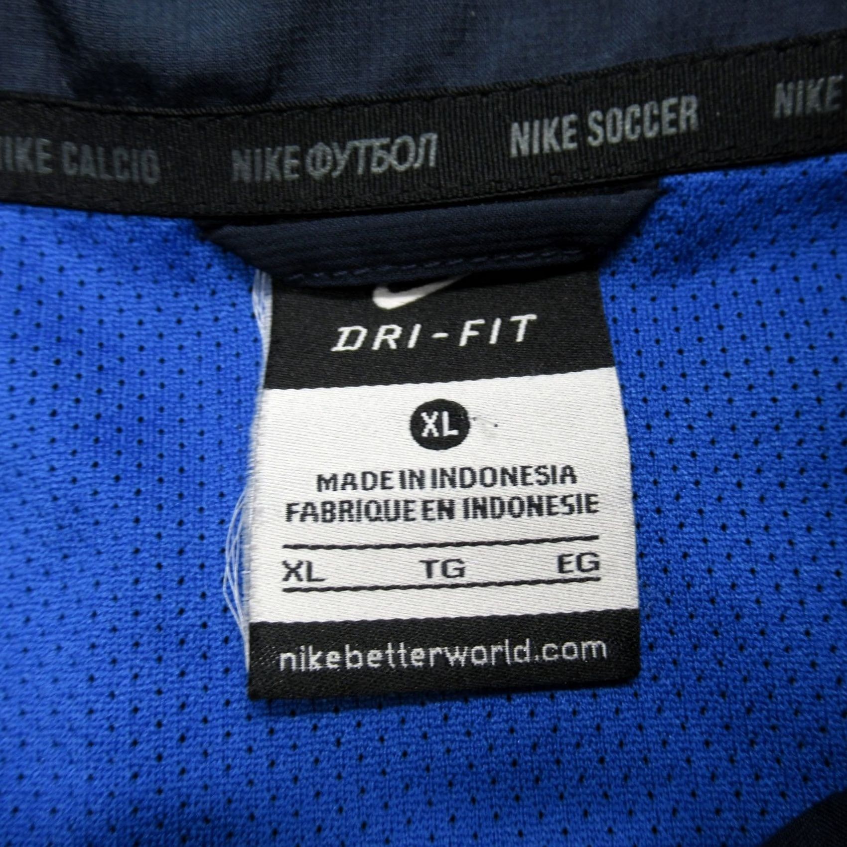 Nike Nike Dri-FIT Jacket Mens XL Royal Blue Zip Soccer Hockey Squad Training Golf Size US XL / EU 56 / 4 - 4 Thumbnail