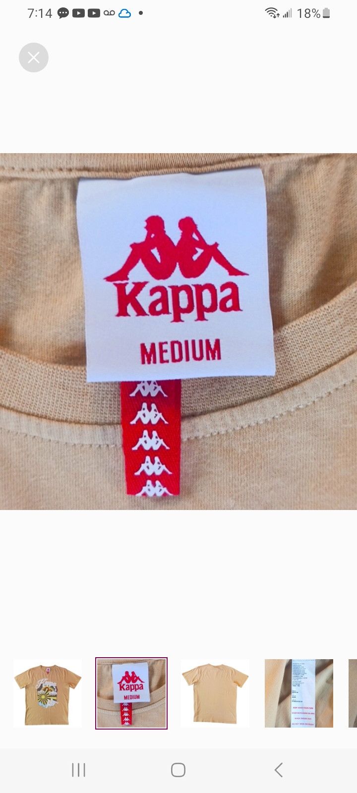 Kappa Kappa Authentic Kingston T-Shirt Size US M / EU 48-50 / 2 - 2 Thumbnail