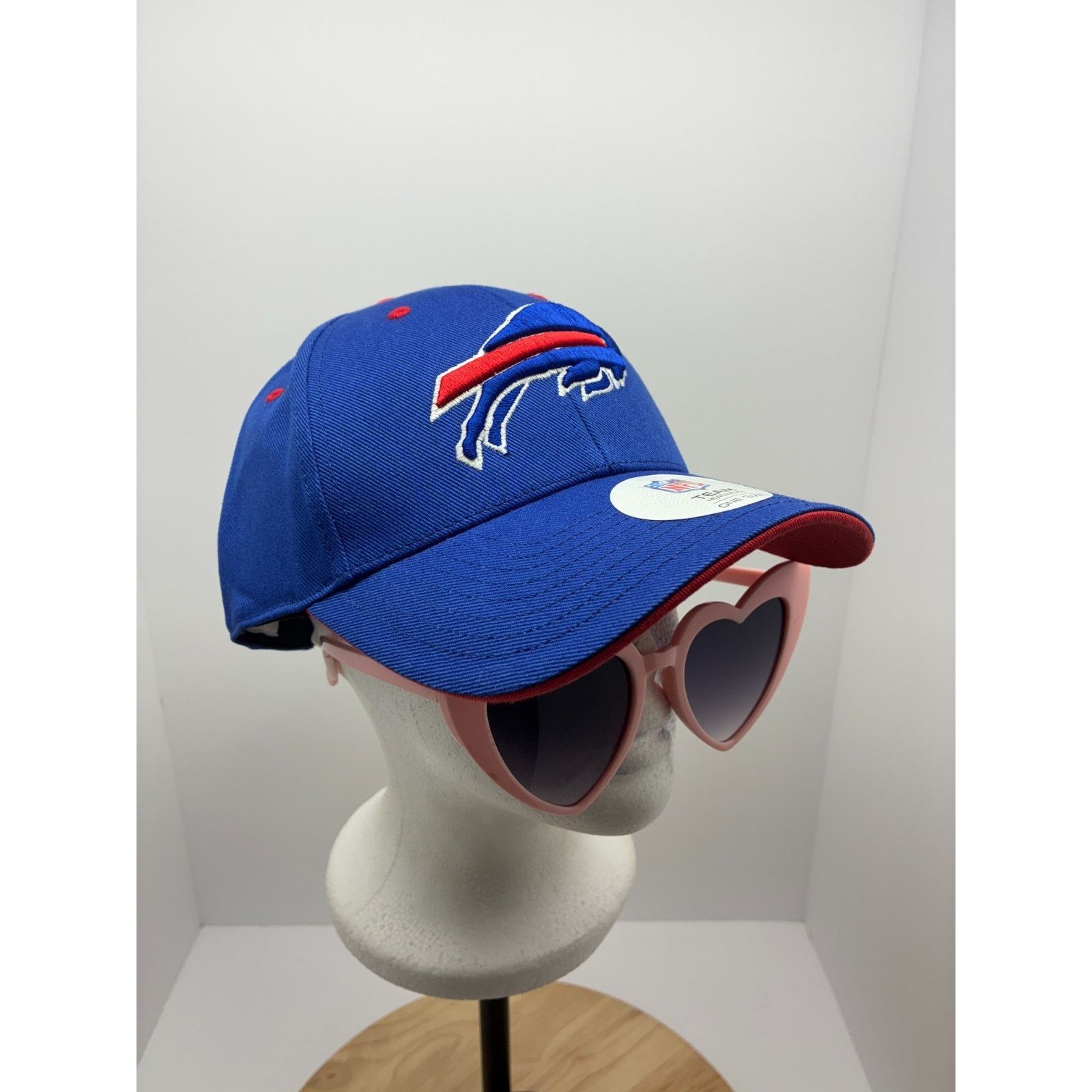 NFL Buffalo Bills NFL Team Apparel Blue Adjustable Strapback Size ONE SIZE - 8 Thumbnail