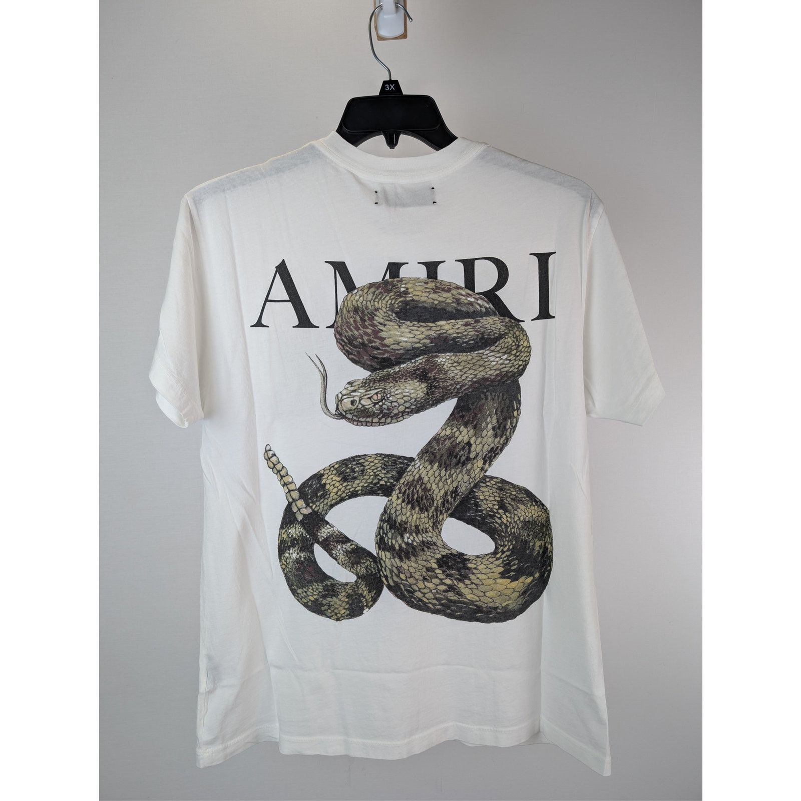 Amiri o1rshd1 Amiri Snake Tee T-Shirt in White Size US XS / EU 42 / 0 - 16 Thumbnail
