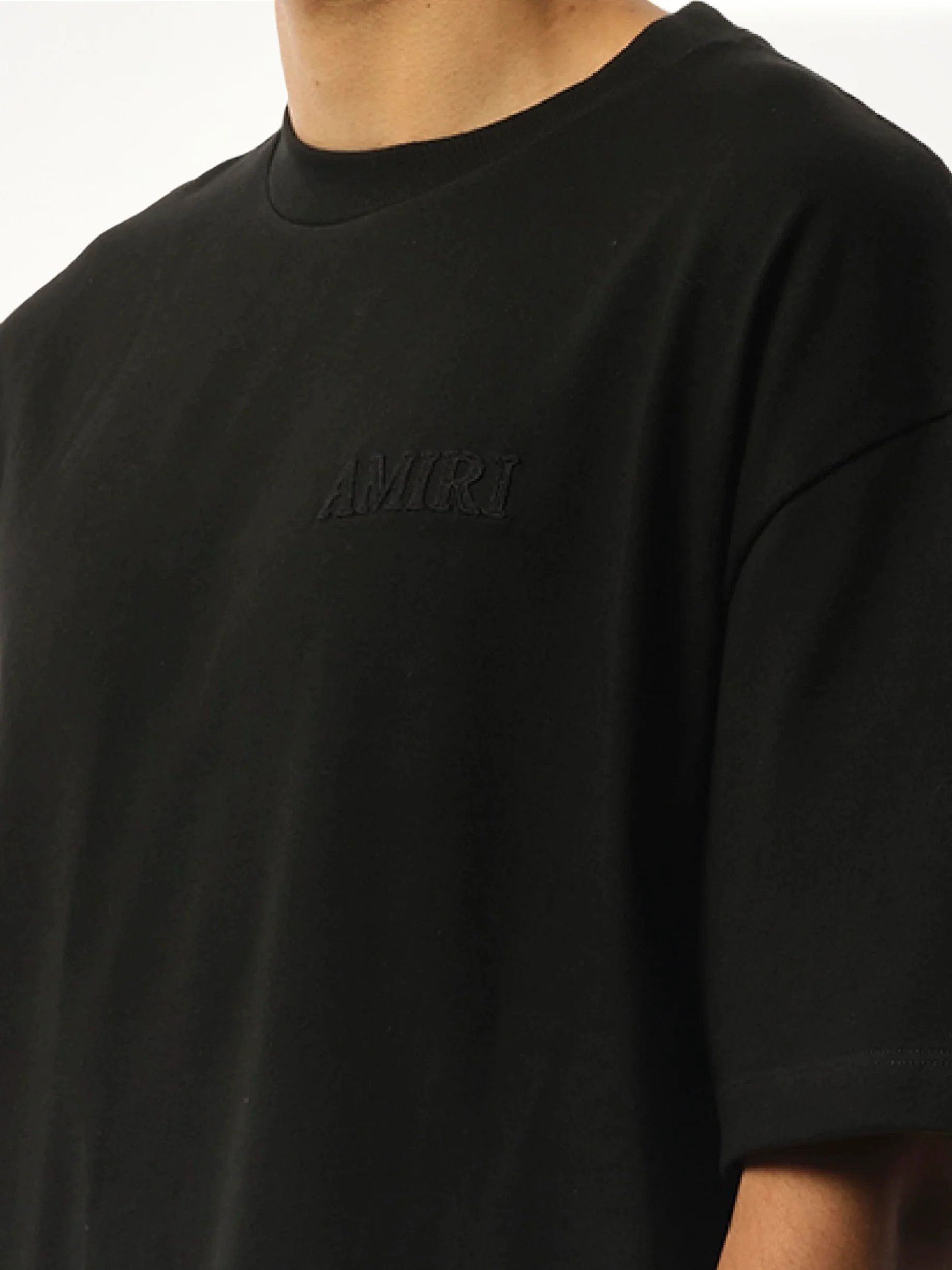 Amiri os11x0326 Oversized T-Shirt in Black Size US M / EU 48-50 / 2 - 2 Thumbnail