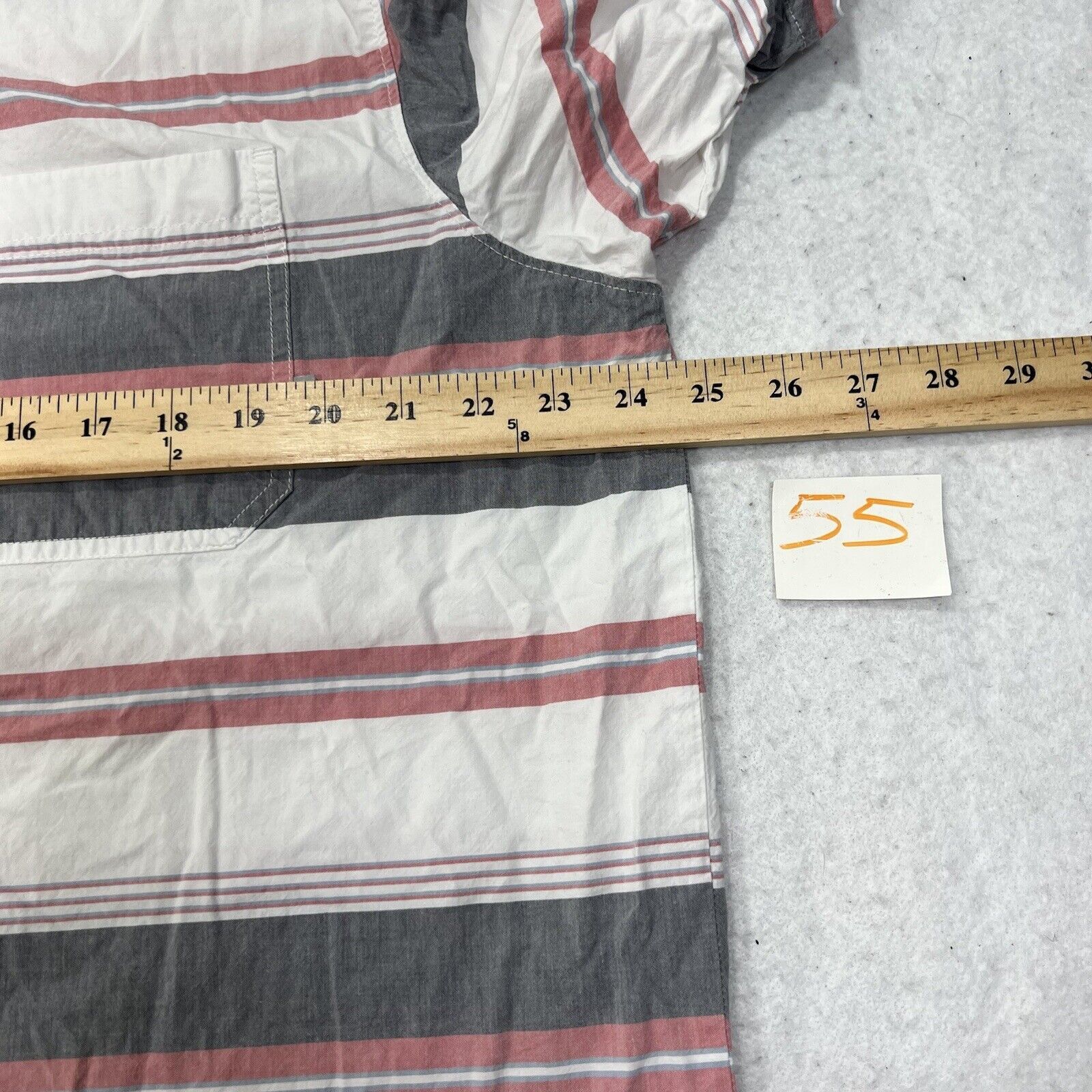 Columbia Columbia Sportswear Button Front Pocket Shirt Red Striped Size US XL / EU 56 / 4 - 7 Thumbnail