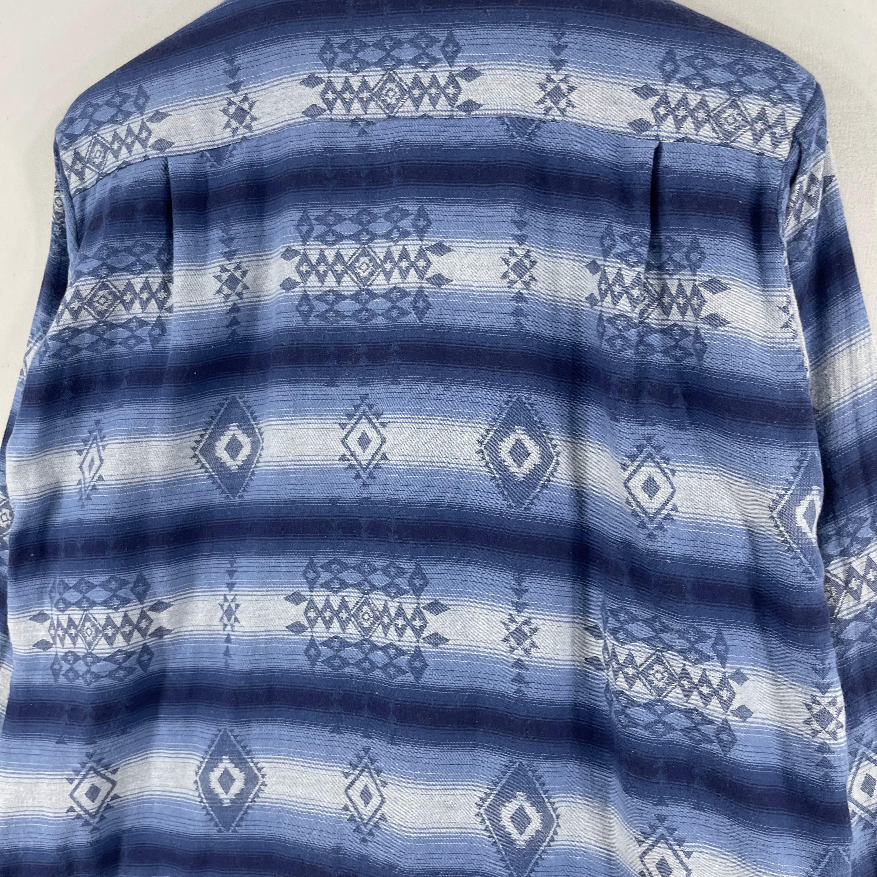 Japanese Brand × Vintage Vintage JOURNAL STANDARD Aztec Navajo Flannel Size US M / EU 48-50 / 2 - 8 Thumbnail