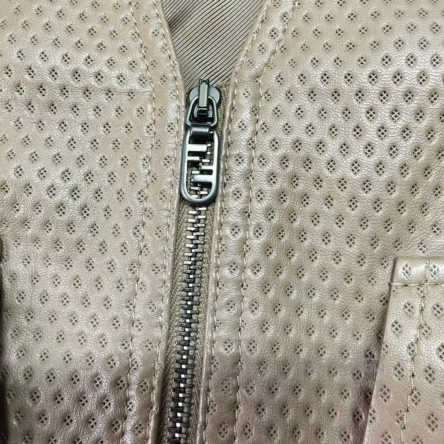 Fendi FENDI Brown Double Streamer Lambskin Jacket| Size XS / US 0-2 / IT 36-38 - 3 Thumbnail