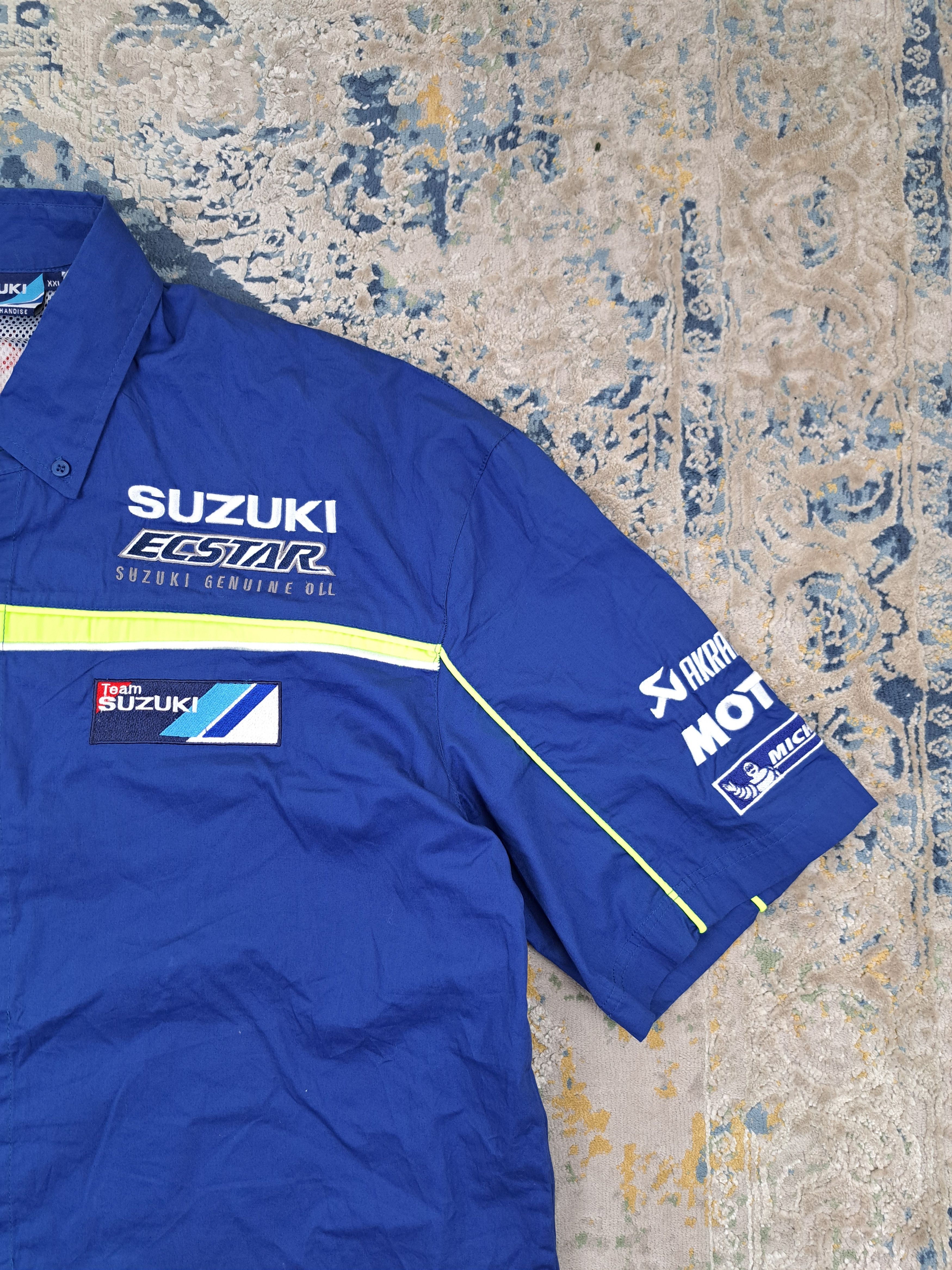 Vintage Vintage y2k Suzuki Racing Team Button Up Shirt Moto Size US XL / EU 56 / 4 - 5 Thumbnail