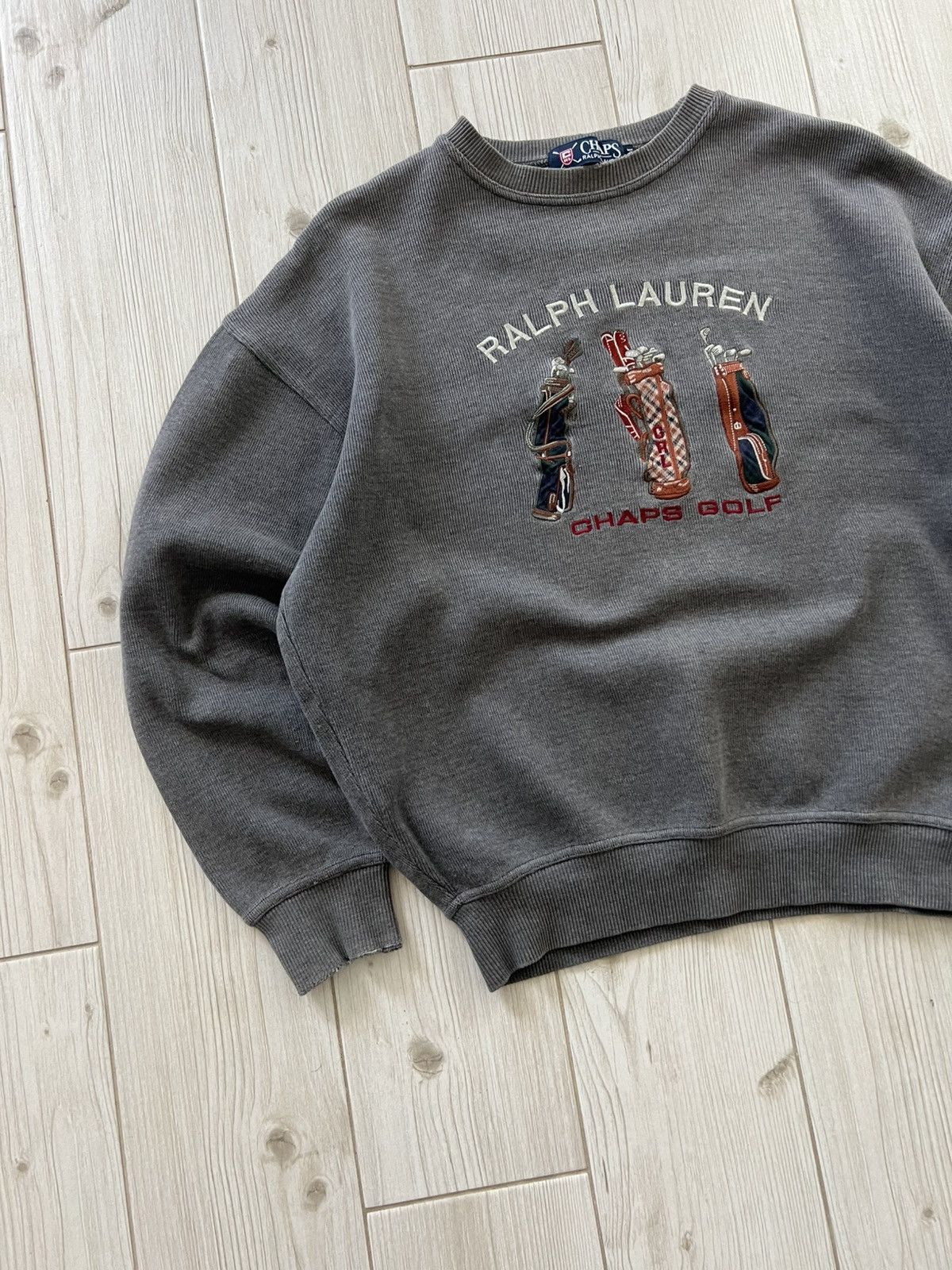 Chaps Ralph Lauren VTG Chaps RL Golf Sweatshirt Embroidery Logo Pullover USA Size US M / EU 48-50 / 2 - 9 Thumbnail
