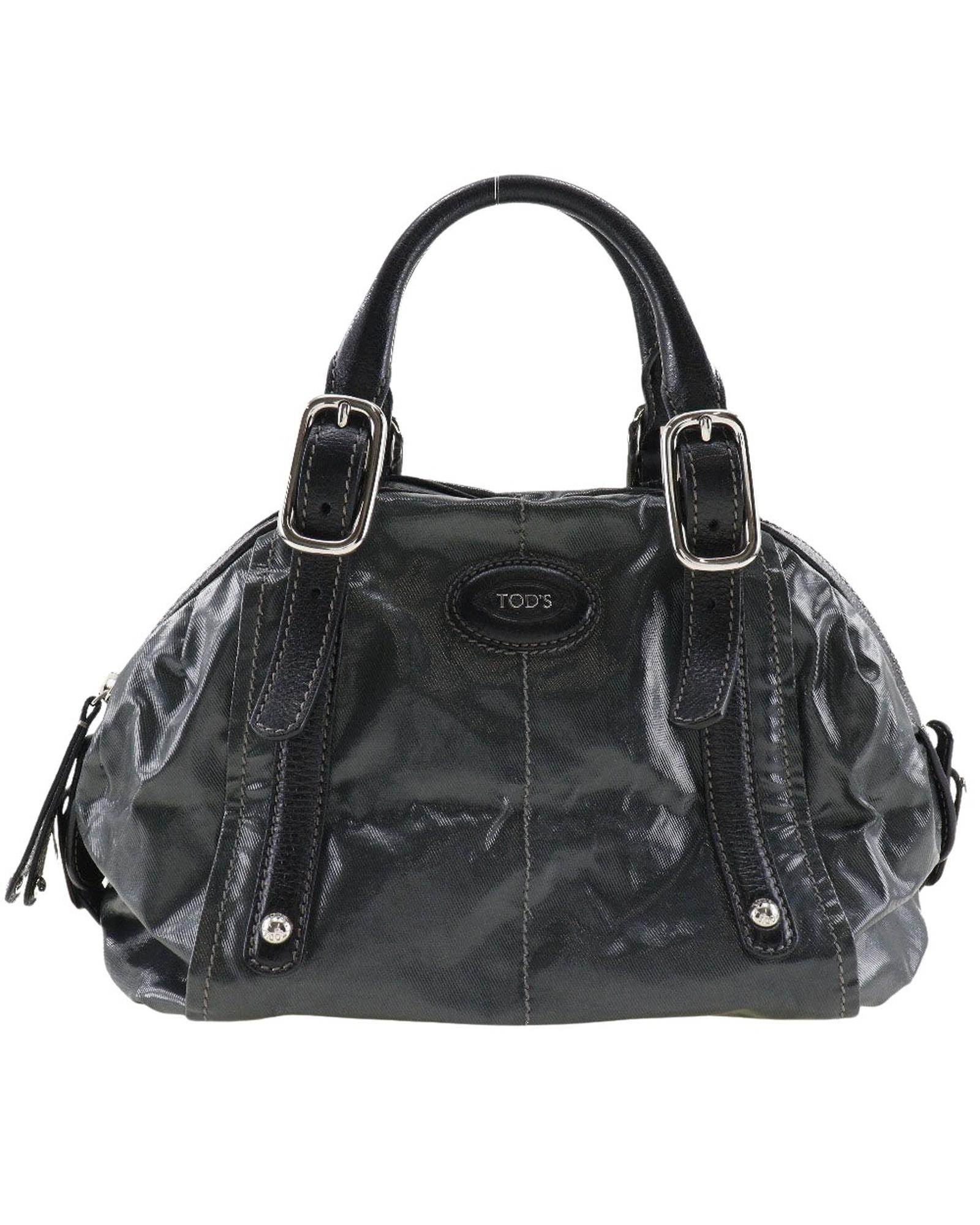 image of Versatile And Fashionable Tods G Line Handbag in Khaki, Women's