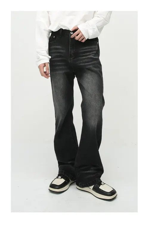 Other Men's loose distressed washed flared jeans Size US 32 / EU 48 - 3 Thumbnail