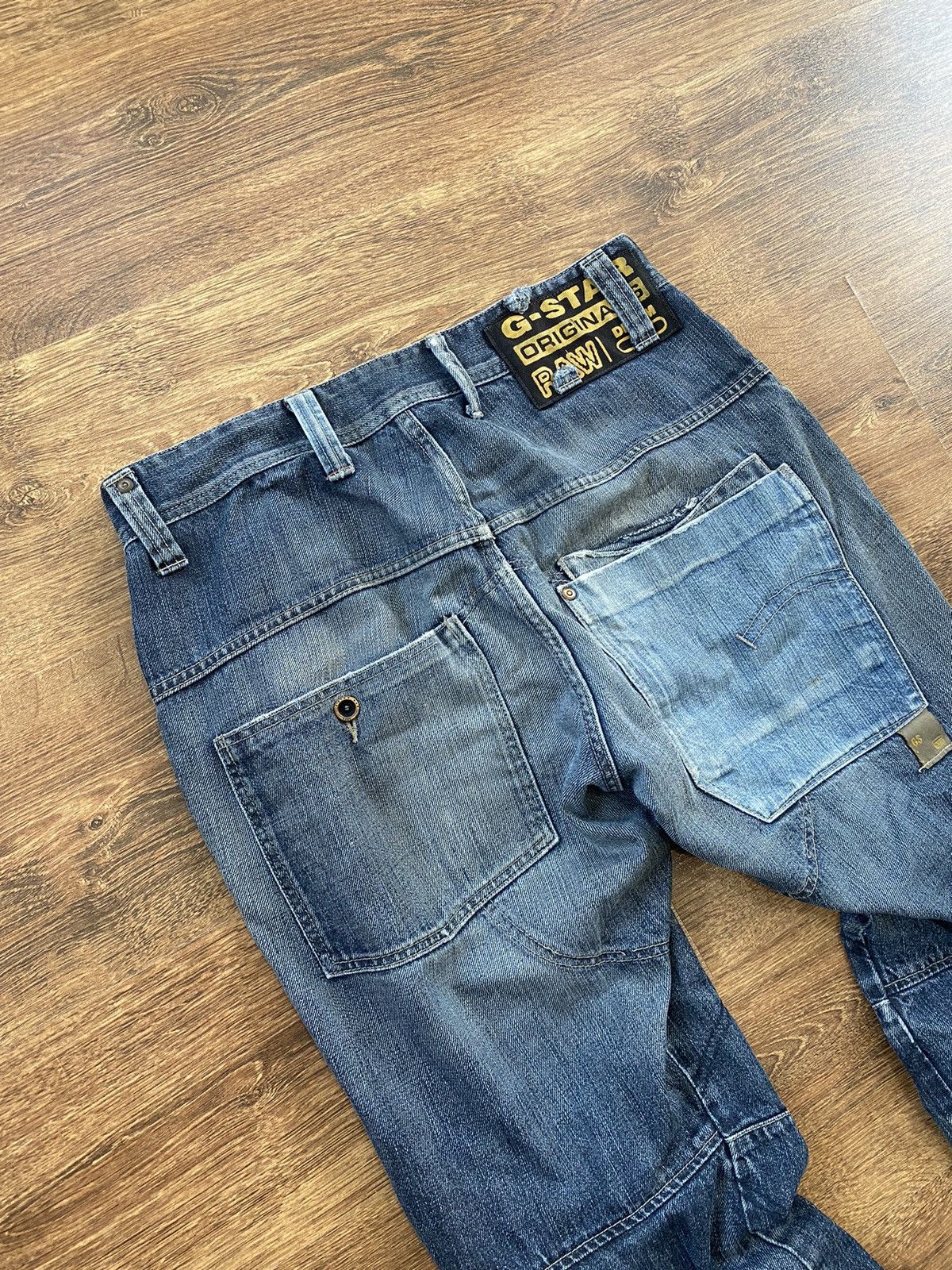 14th Addiction Vintage Y2K G Star archive Denim Cargo Baggy pants Jeans Size US 33 - 12 Thumbnail