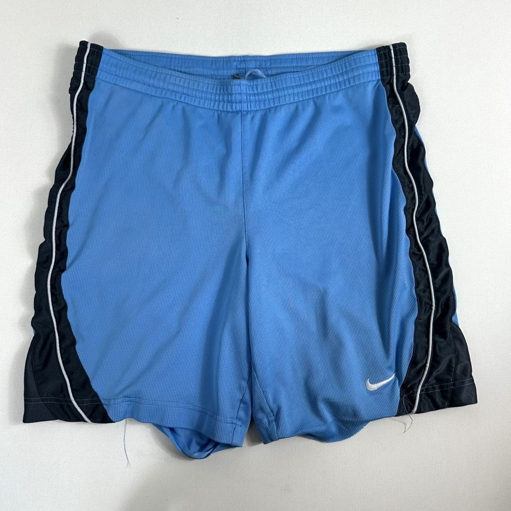 Nike VINTAGE Nike Basketball Shorts Mens L Blue Gray Tag Activewear Gym Size US 33 - 2 Thumbnail