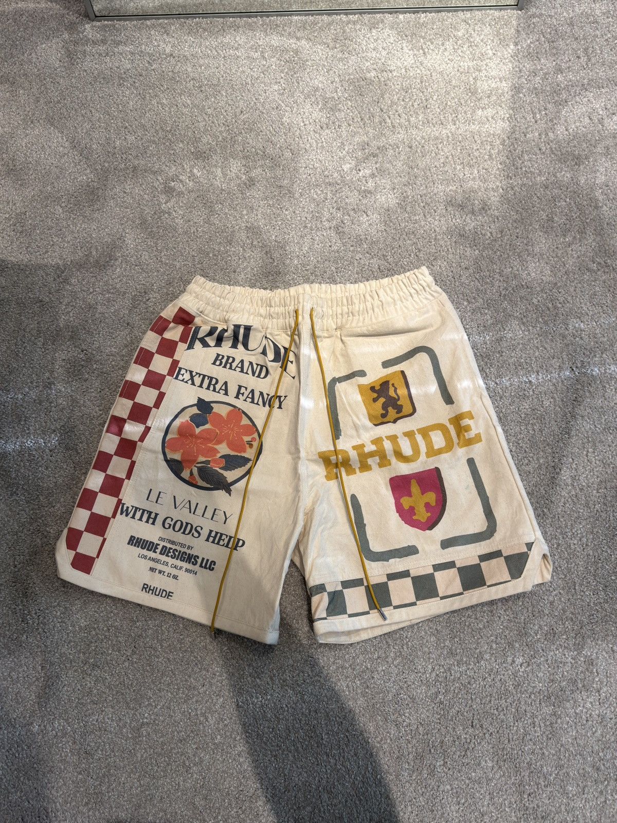 Rhude Rhude - canvas shorts Size US 34 / EU 50 - 1 Thumbnail