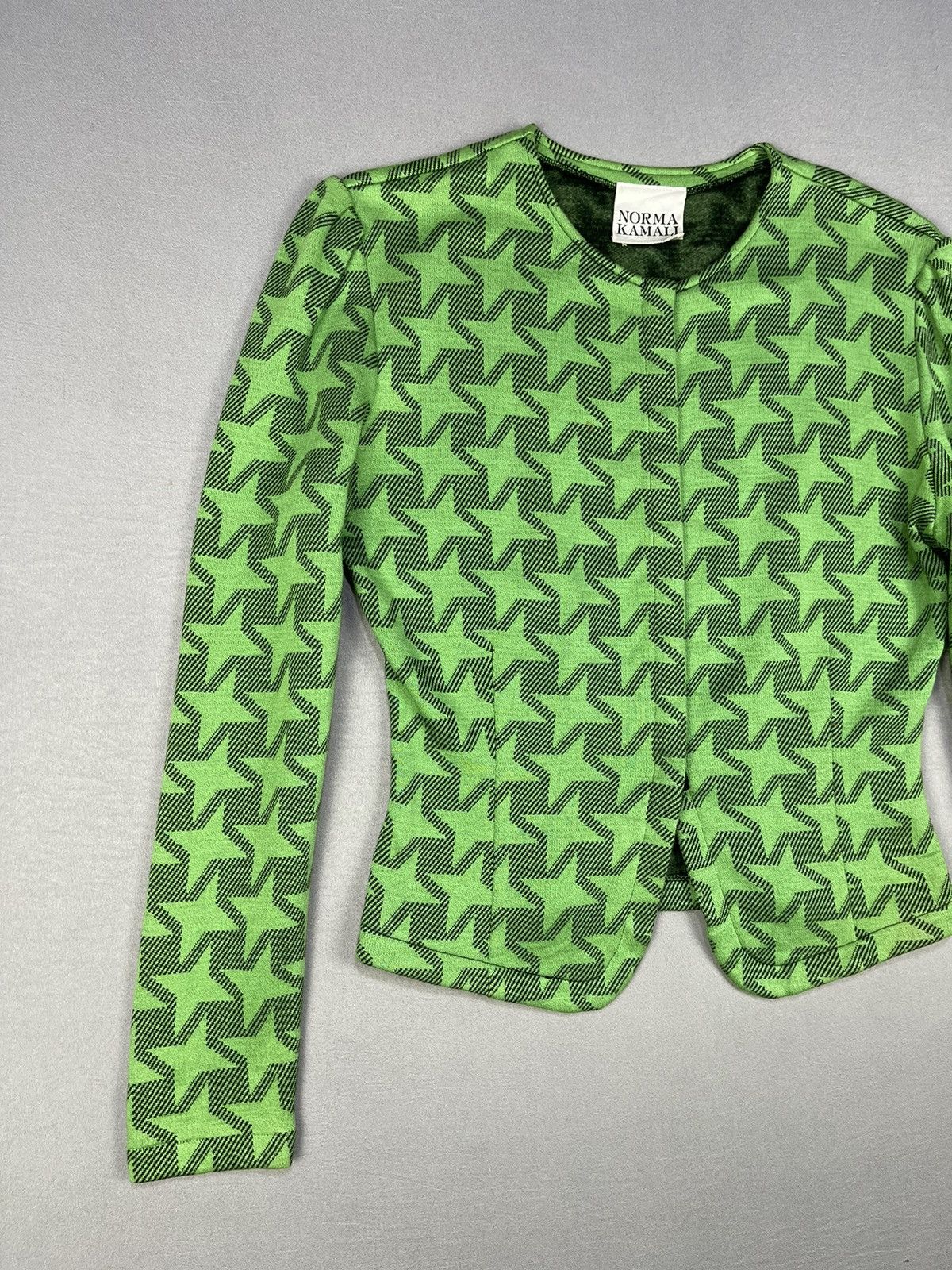 Norma Kamali Norma Kamali Green Starred Crop Top Size M / US 6-8 / IT 42-44 - 6 Thumbnail