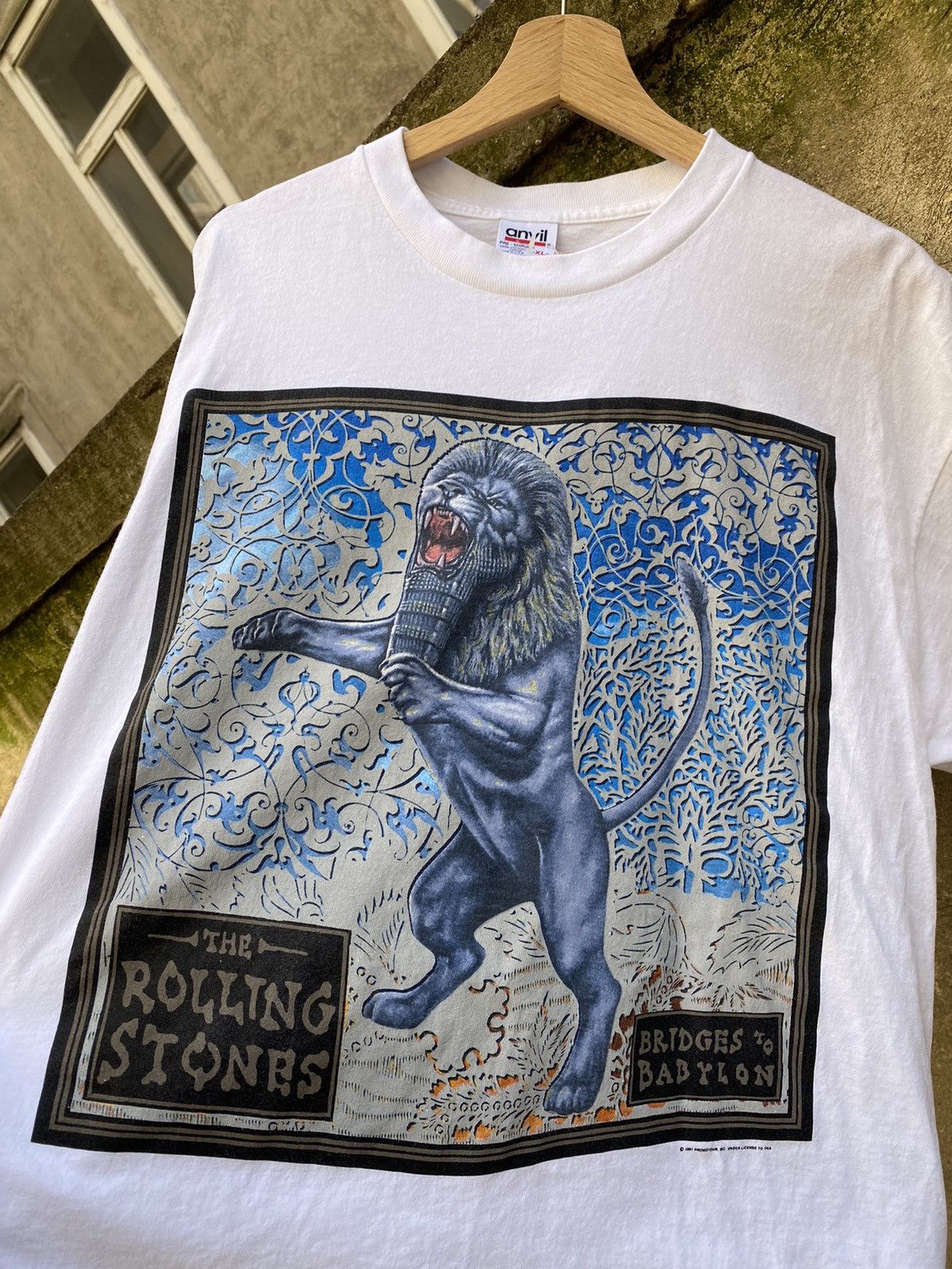 Anvil × Band Tees × Vintage The Rolling Stones 1997/1998 World Tour T-Shirt Size US XL / EU 56 / 4 - 7 Thumbnail