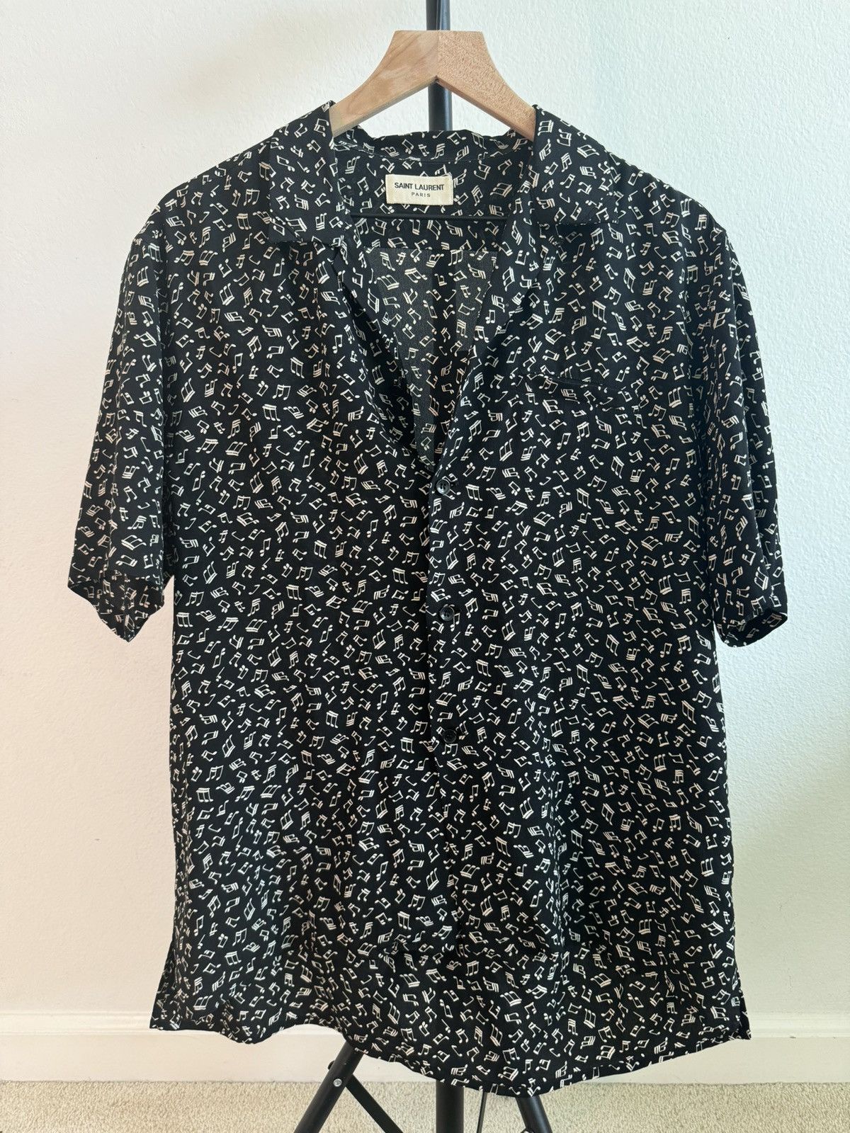 Saint Laurent musical note short sleeve