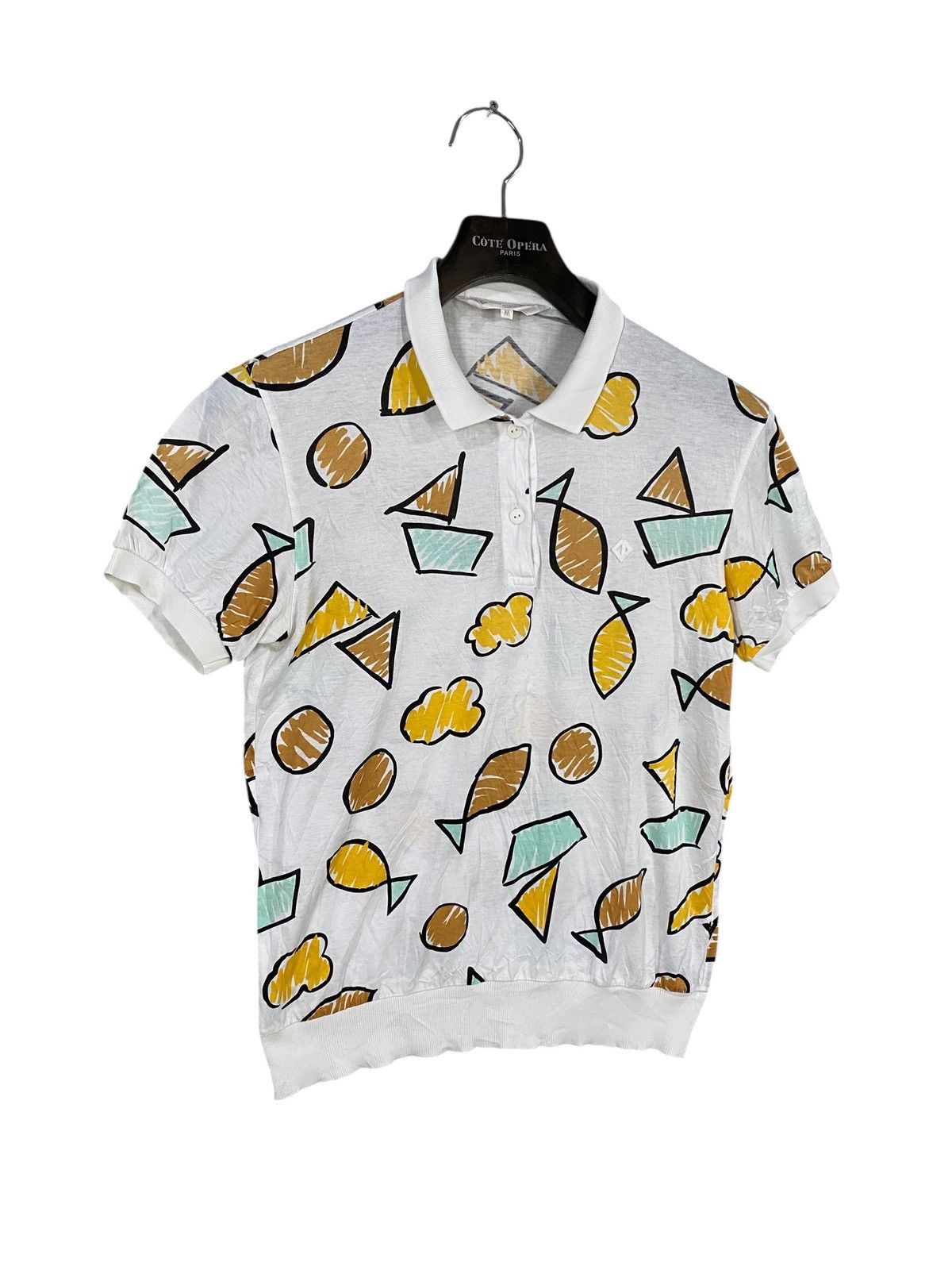 Christian Dior Monsieur Vintage christian dior sports polo shirt full printed Size US M / EU 48-50 / 2 - 4 Thumbnail
