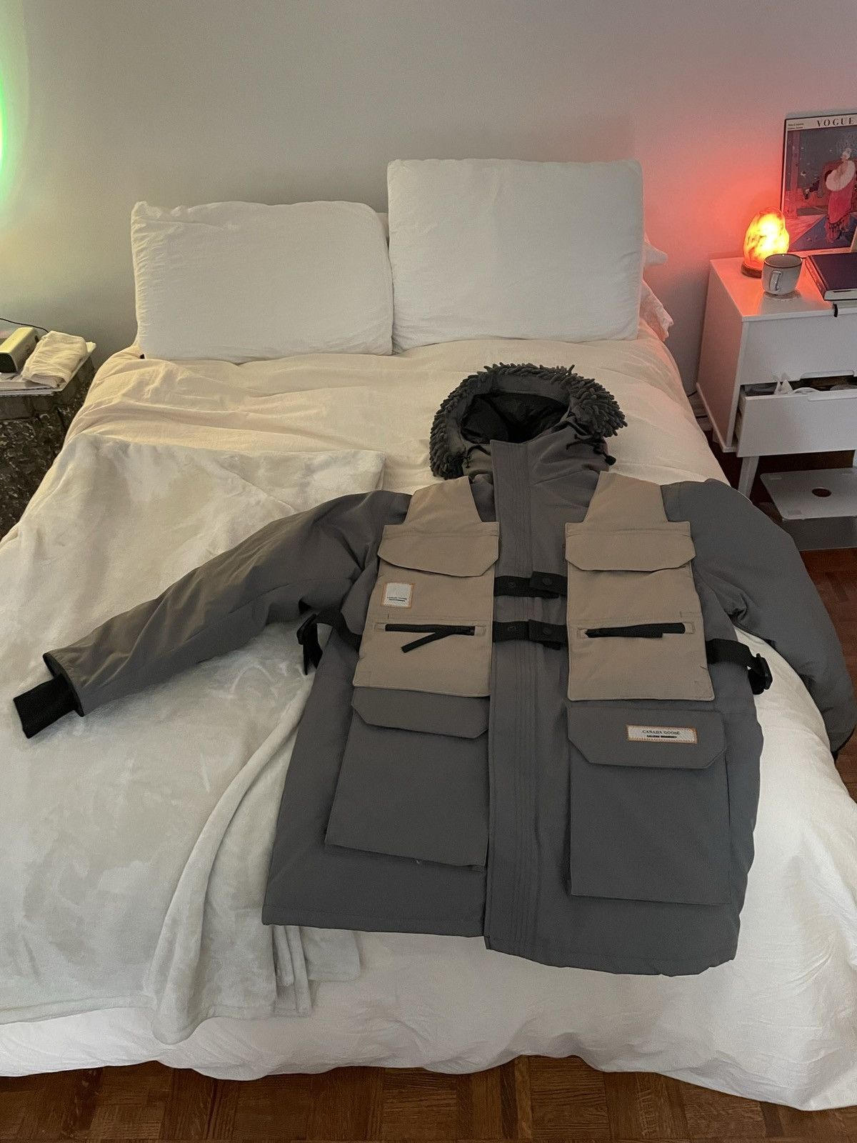 Image of Canada Goose x NBA X he Bembury Expedition Parka in Grey, Men's (Size XS)