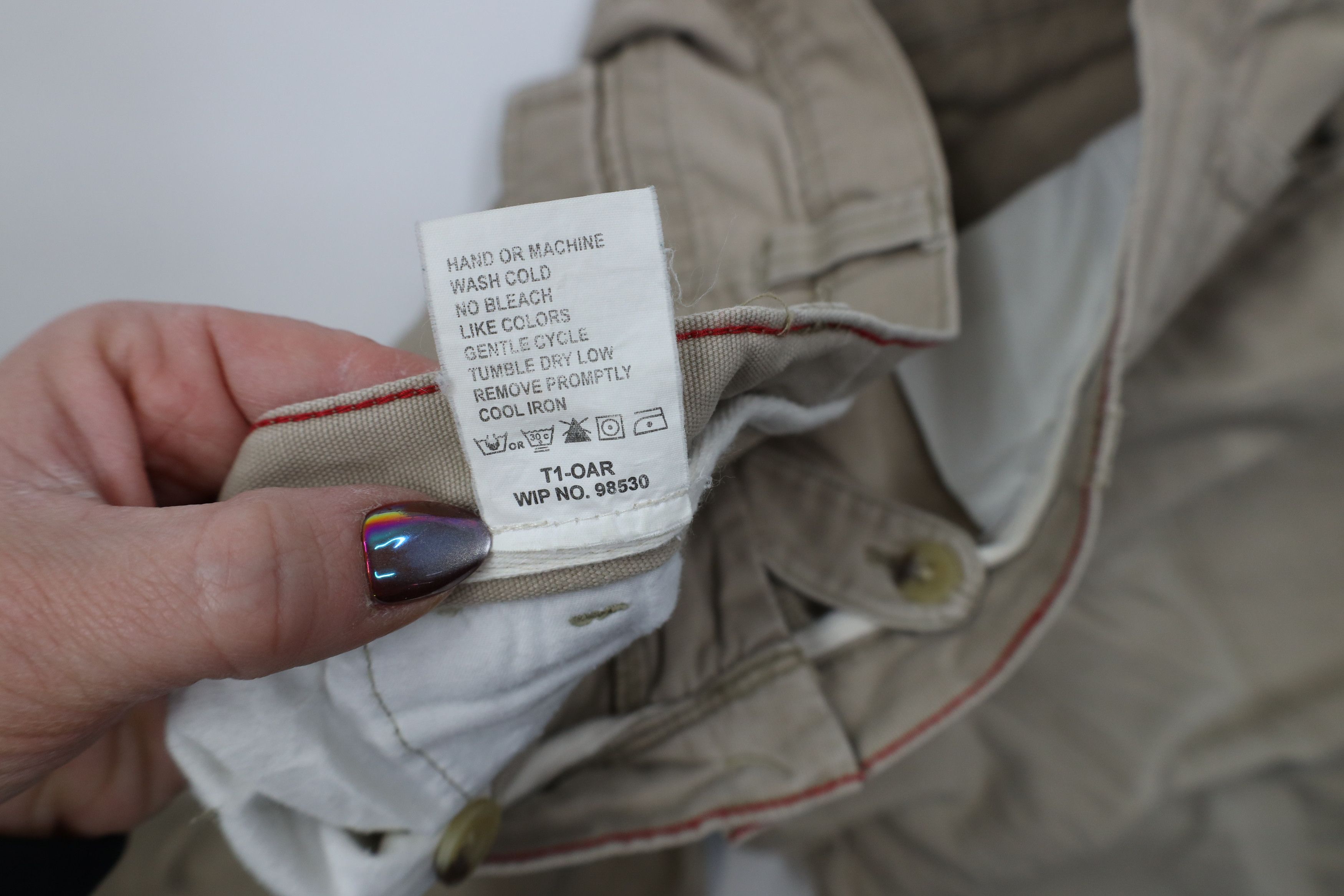 Woolrich Woolen Mills Vintage 90s Woolrich Baggy Wide Leg Cargo Pants Beige Size US 40 / EU 56 - 11 Thumbnail