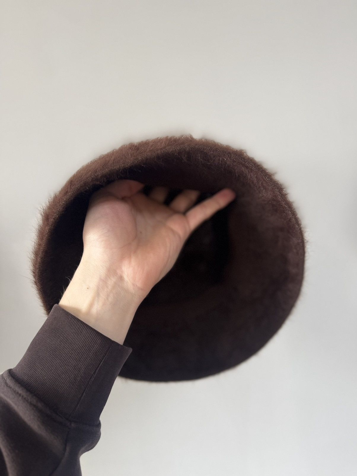 Kangol Vintage mohair bucket panama angora fur faux hat Size ONE SIZE - 3 Thumbnail