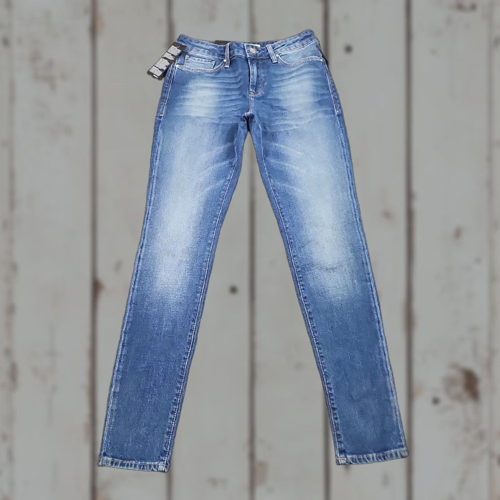 Mavi Mavi Jeans Womens Skinny Low Rise Medium Wash Stretch Denim Alissa 27 26x30 Blue Size 27" / US 4 / IT 40 - 1 Thumbnail